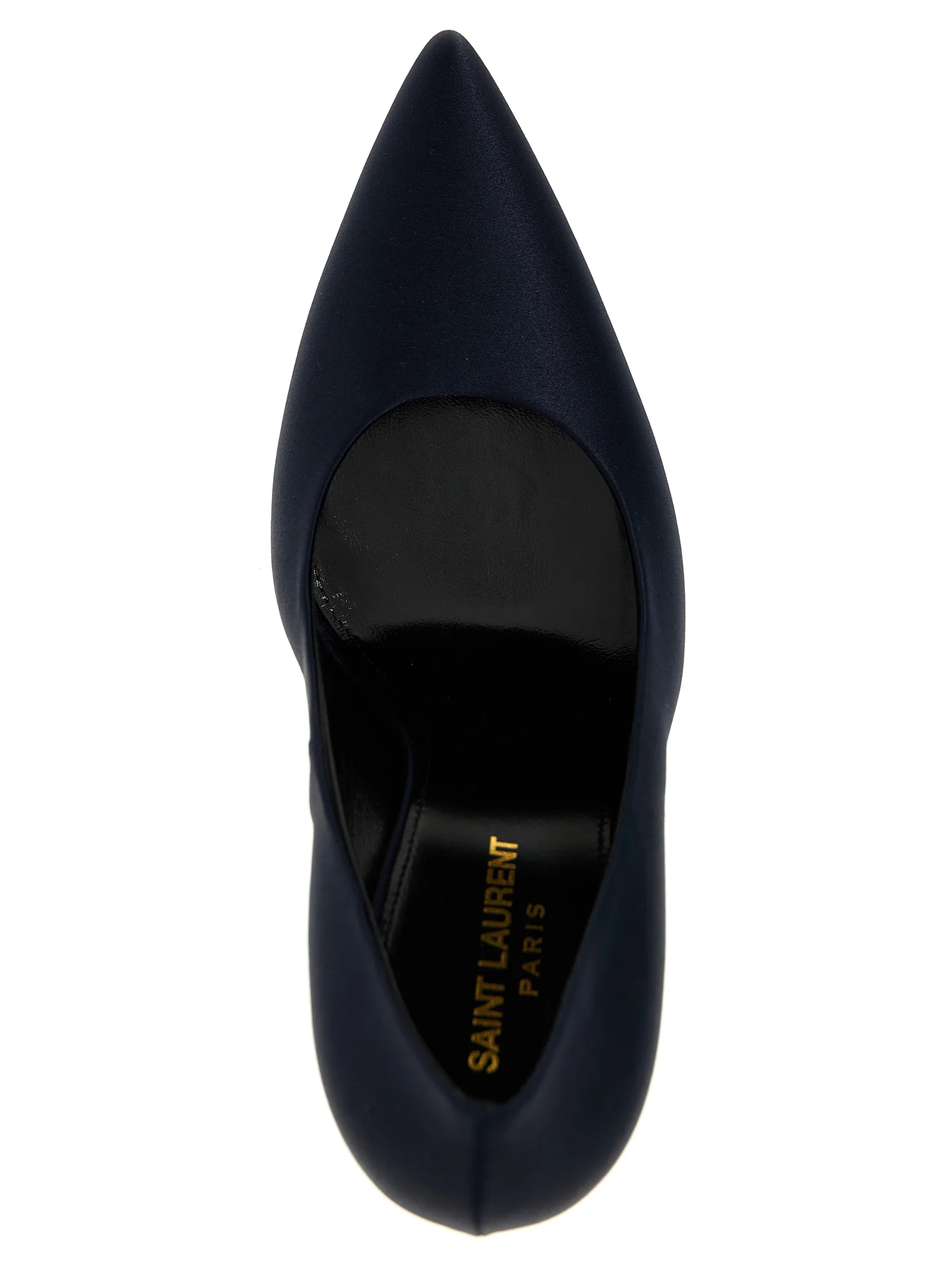 Blue Polyester High Heel Pumps - Image 4