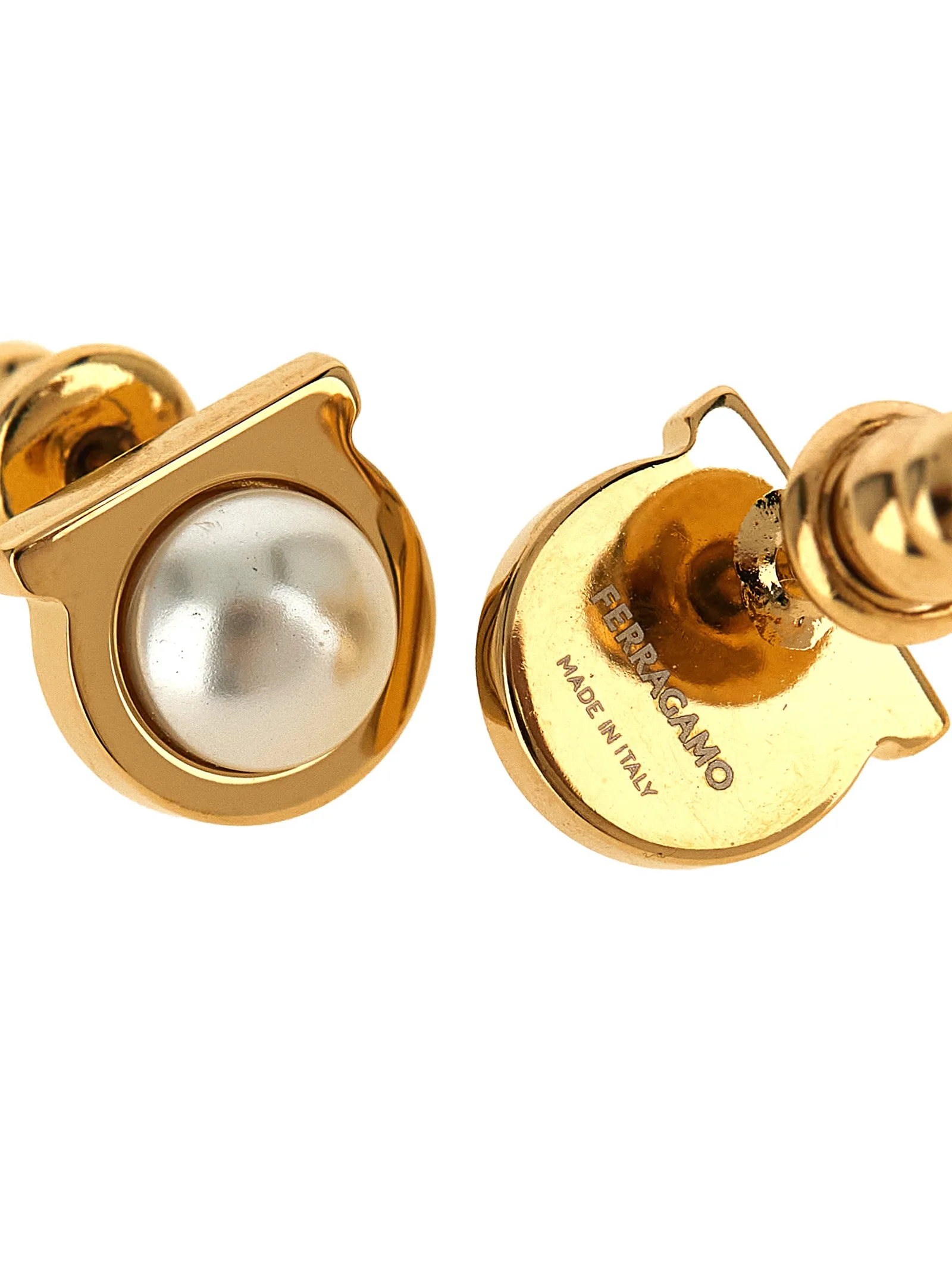 Gold Brass Earrings - Image 3
