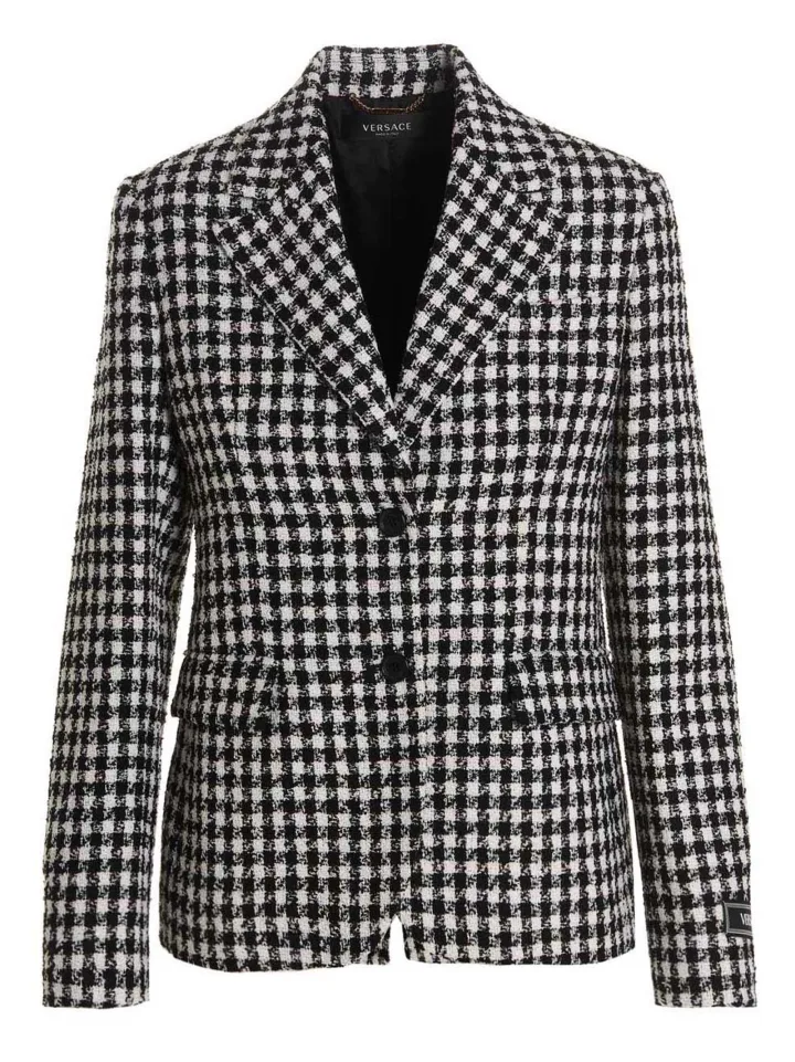 Bicolor Virgin Wool Blazer