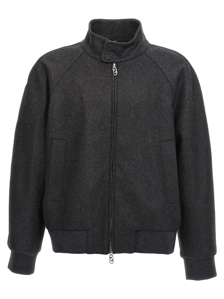 Gray Cashmere Jacket