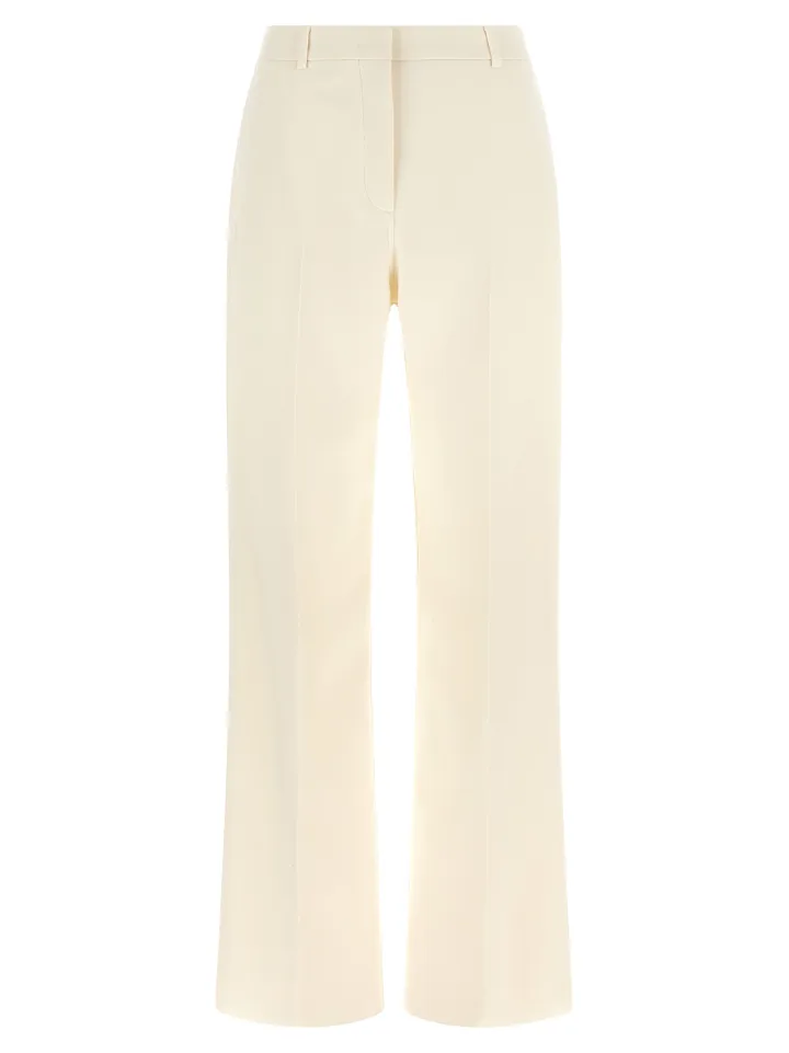 White Virgin Wool Dress Pants