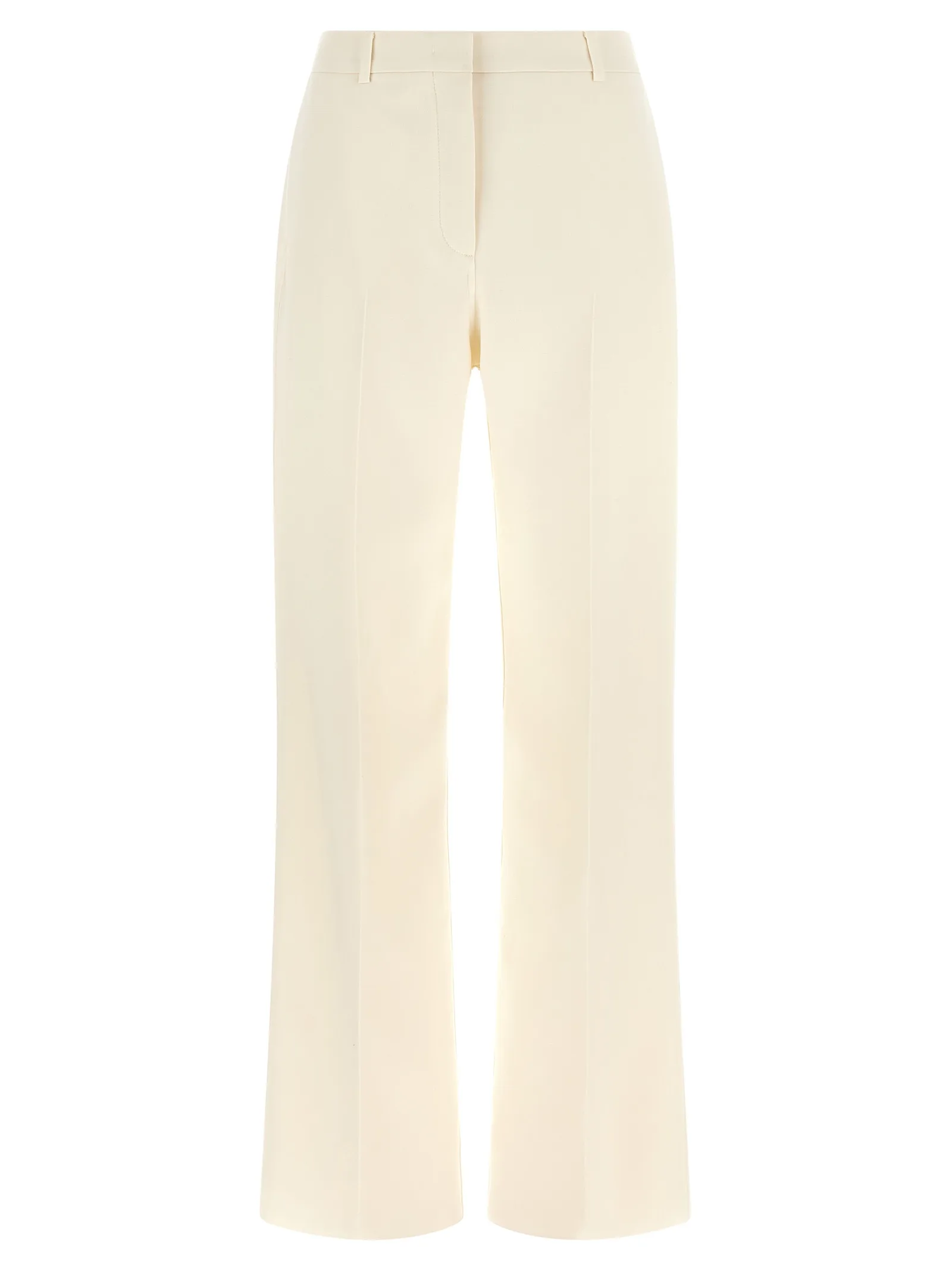 White Virgin Wool Dress Pants