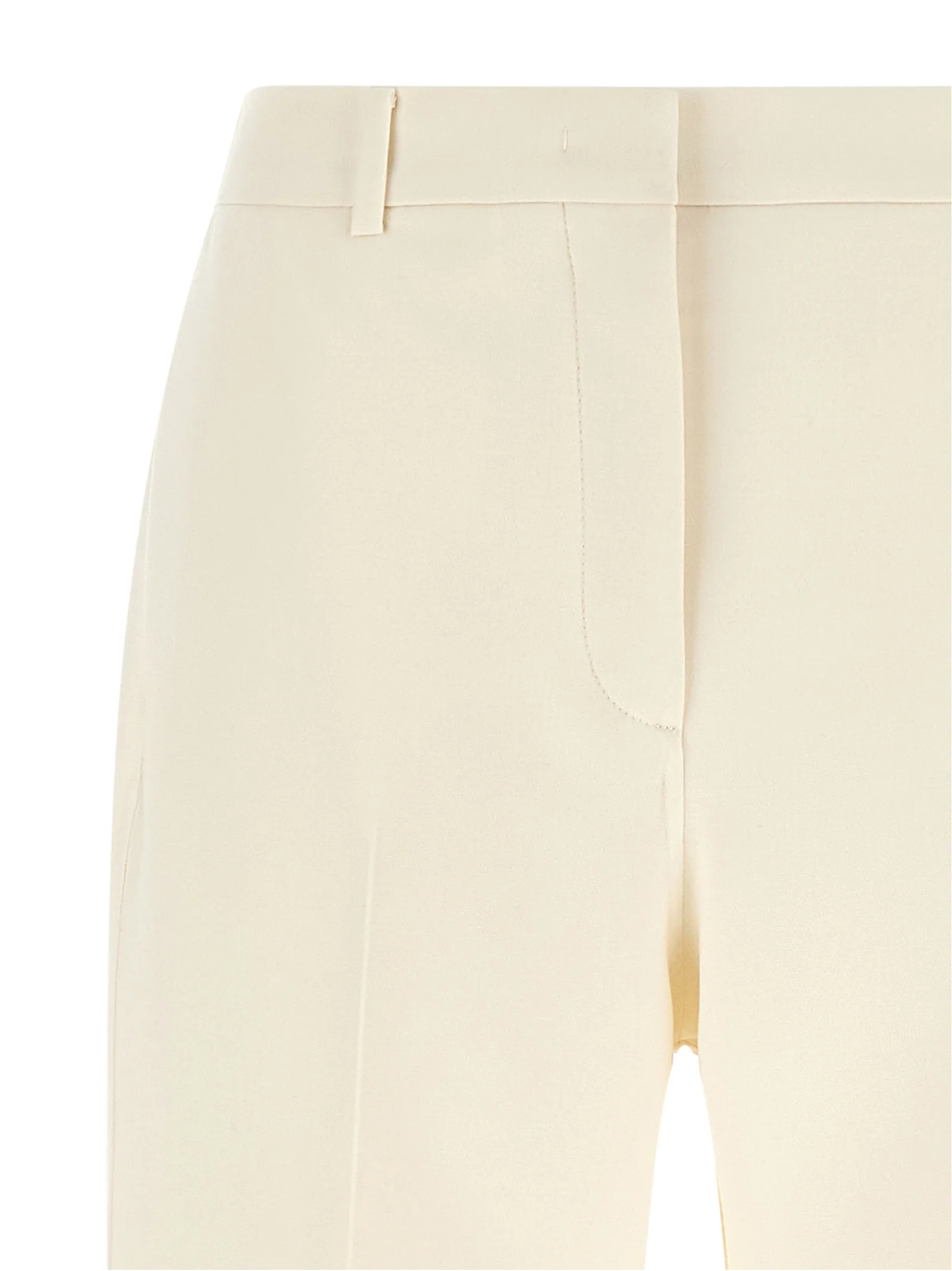 White Virgin Wool Dress Pants - Image 3