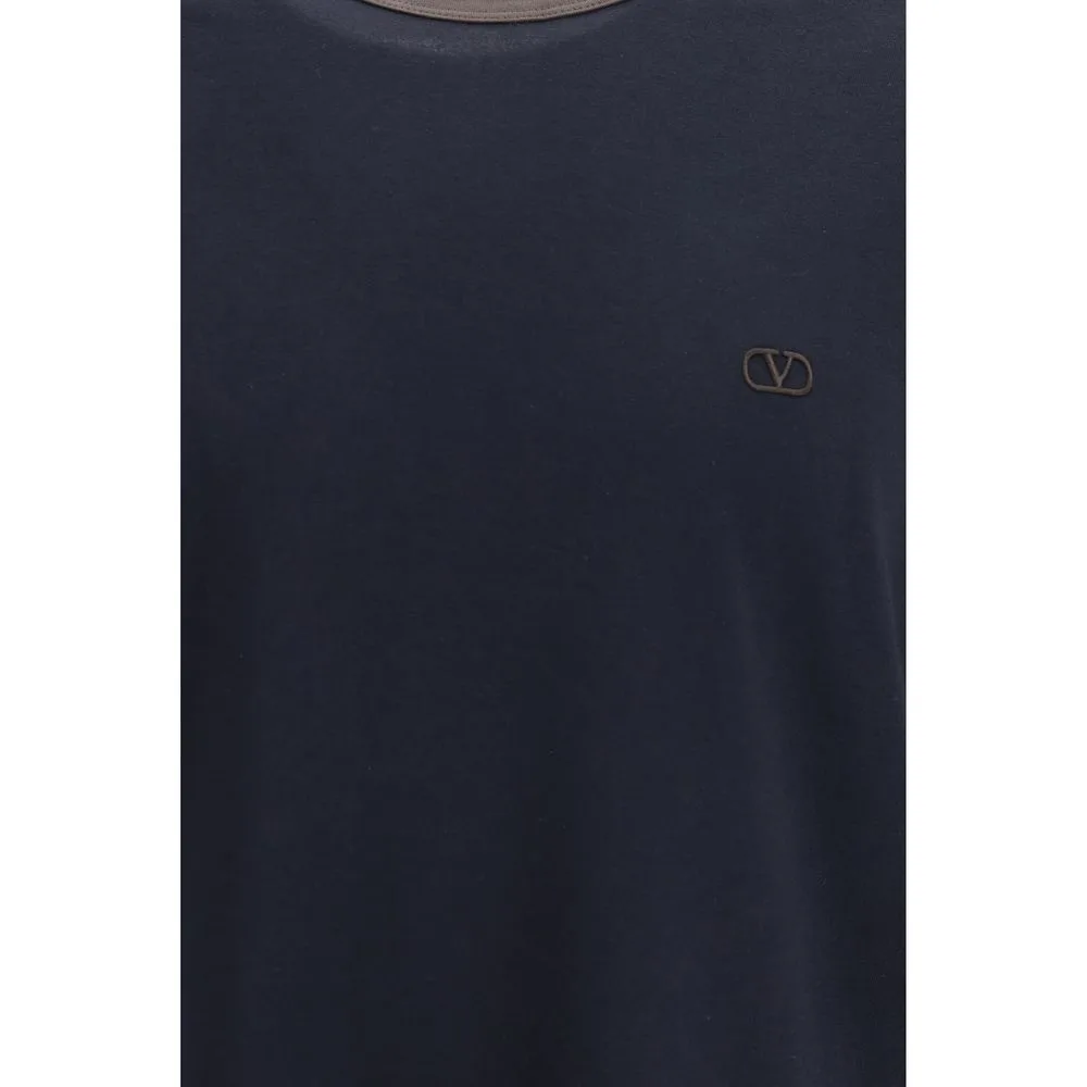 Blue Cotton T-Shirt - Image 3