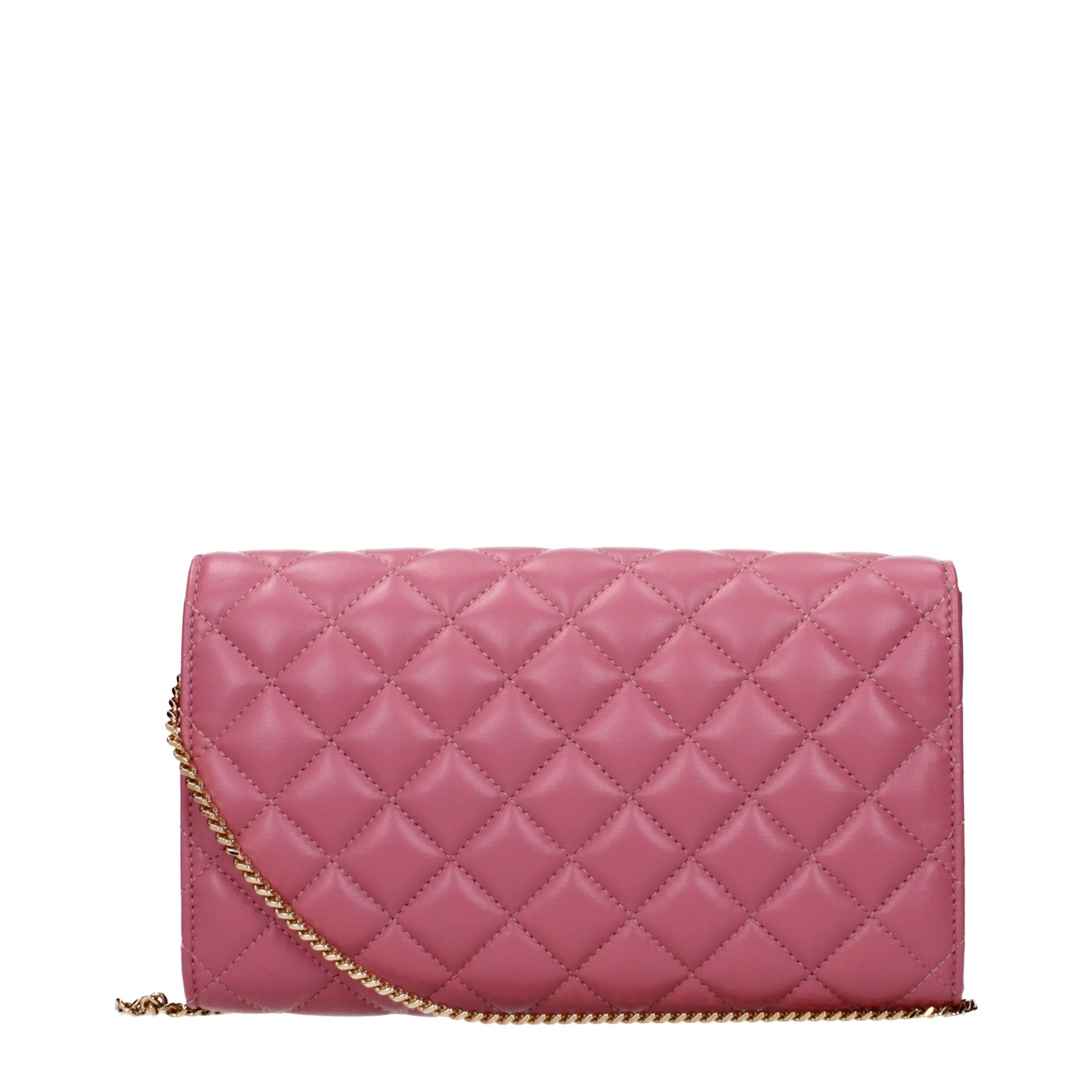 Pink Leather Clutch Bag - Image 3