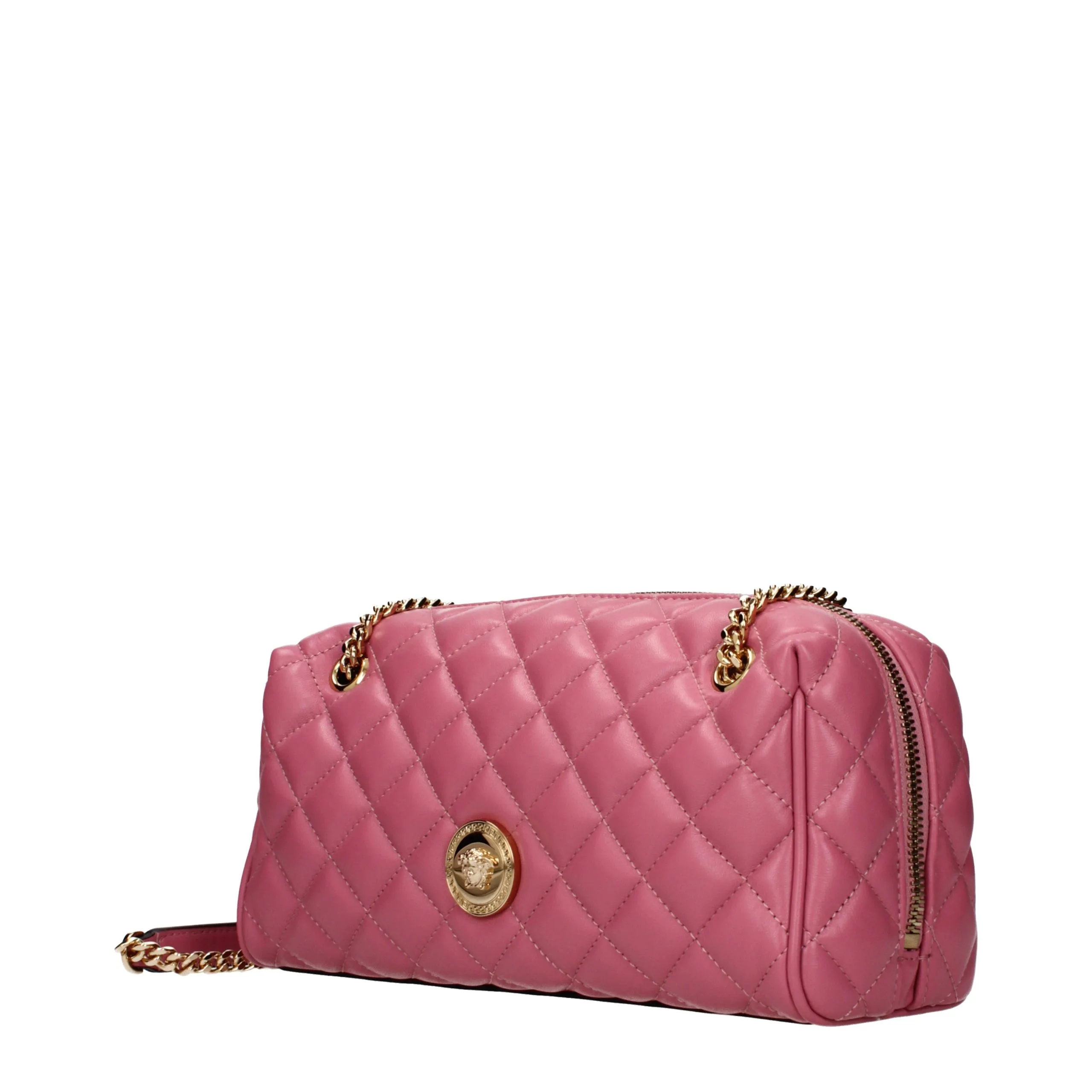 Pink Leather Shoulder Bag - Image 2