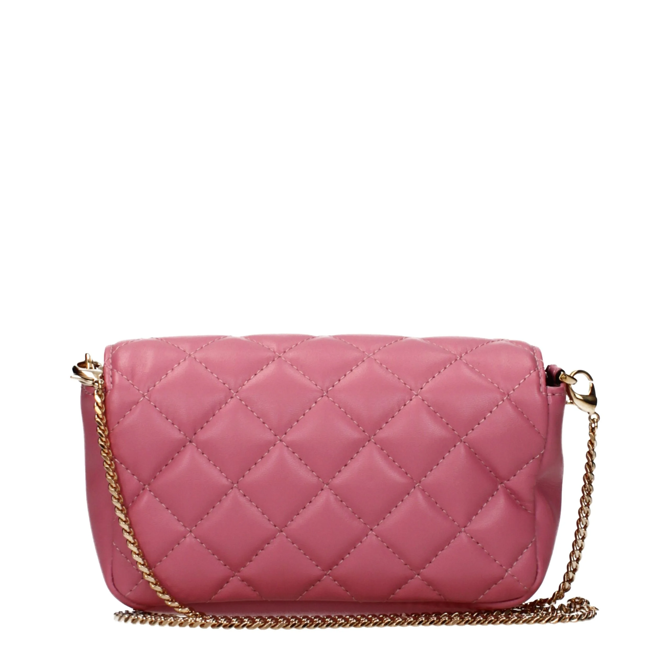 Pink Leather Crossbody Bag - Image 3