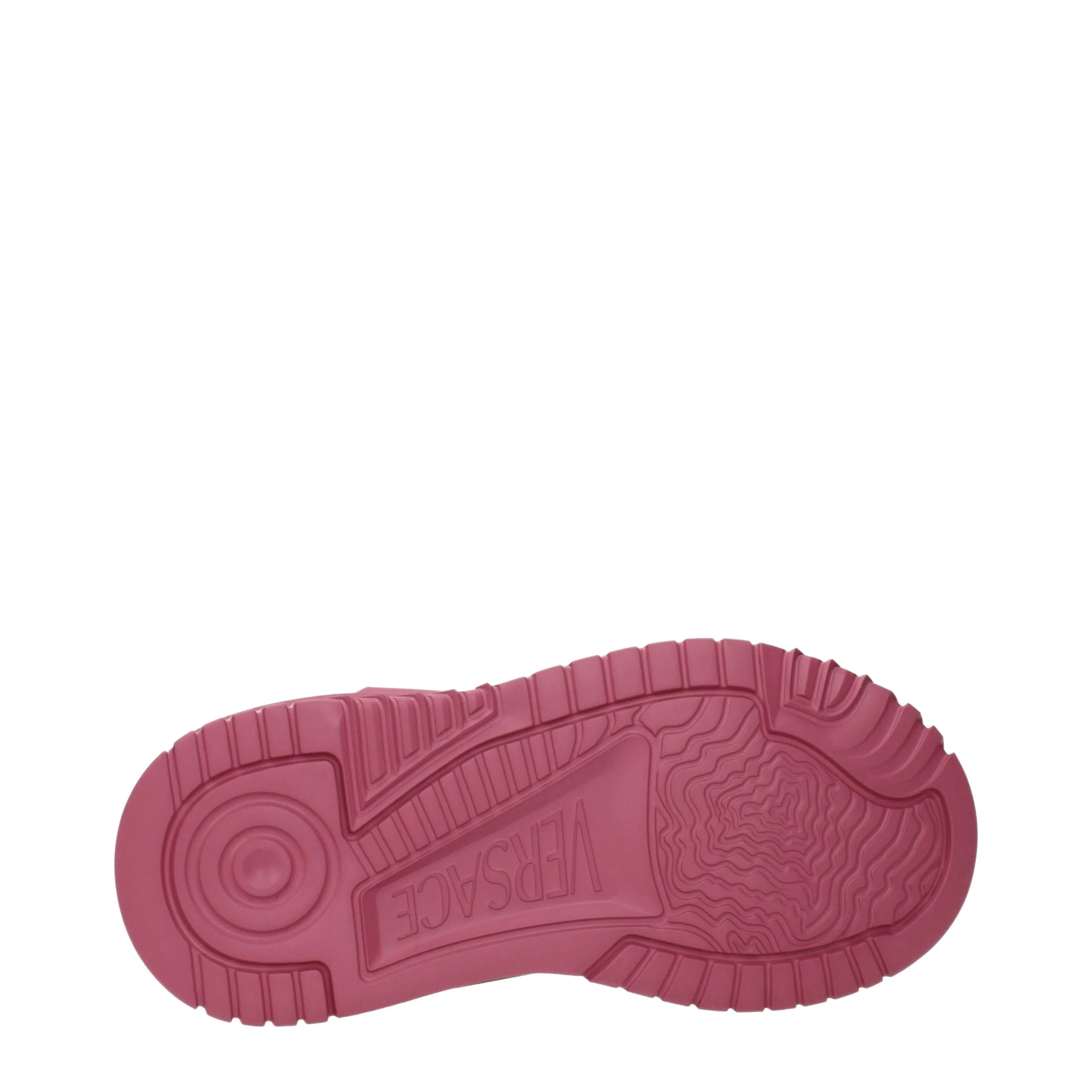 Pink Leather Chunky Sneakers - Image 5