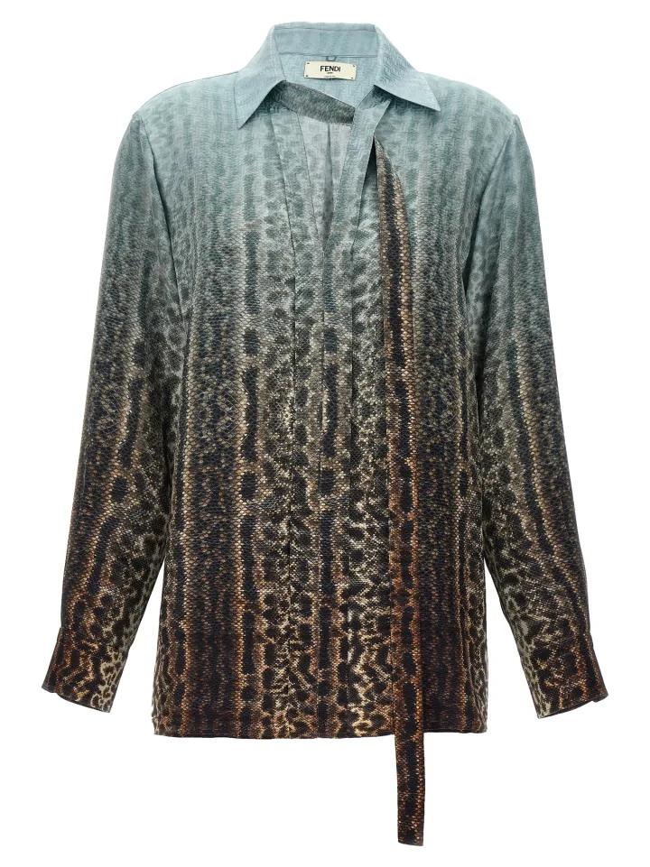 Multicolor Silk Blouse