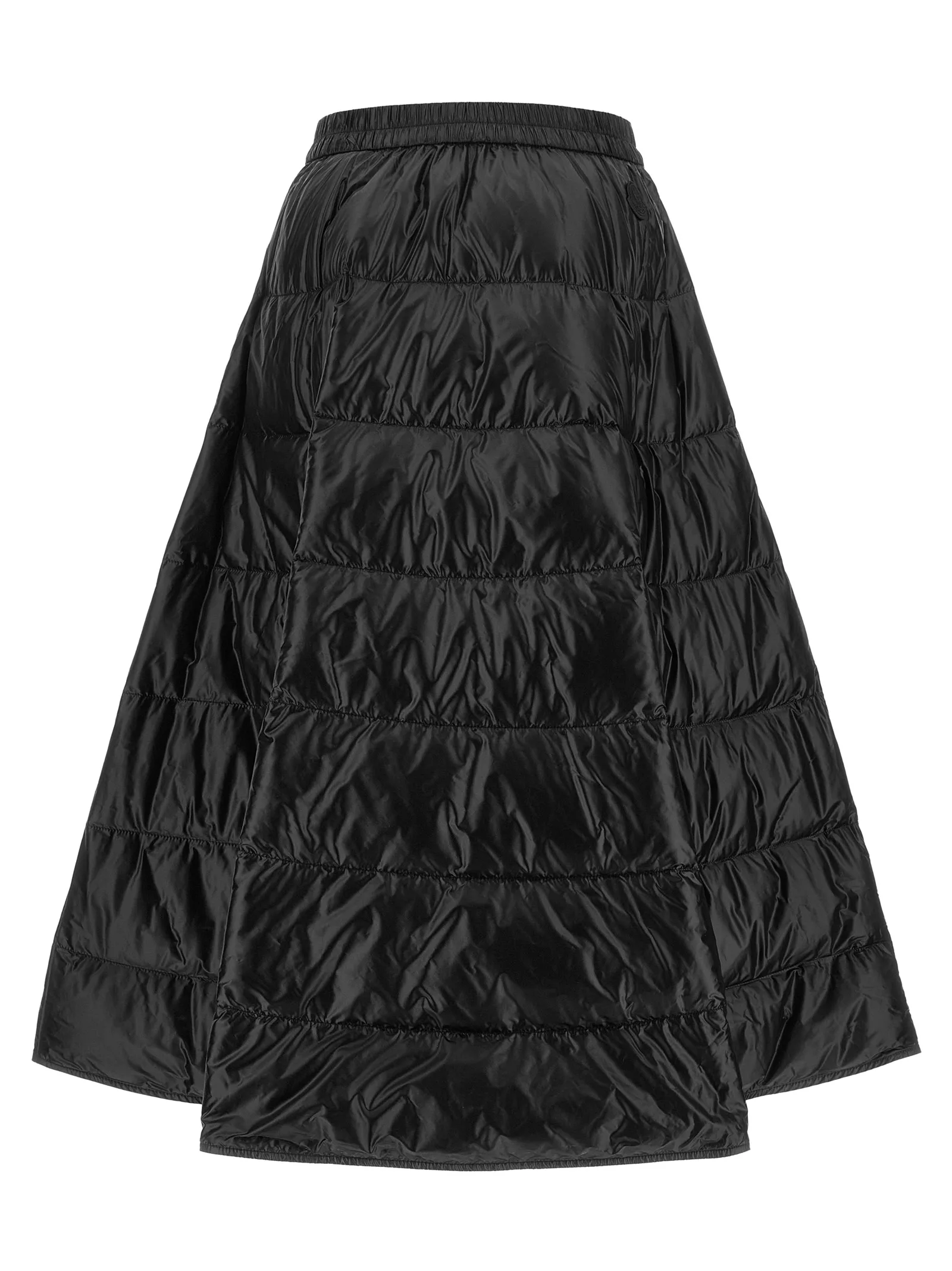 Black Polyamide Midi Skirt - Image 2