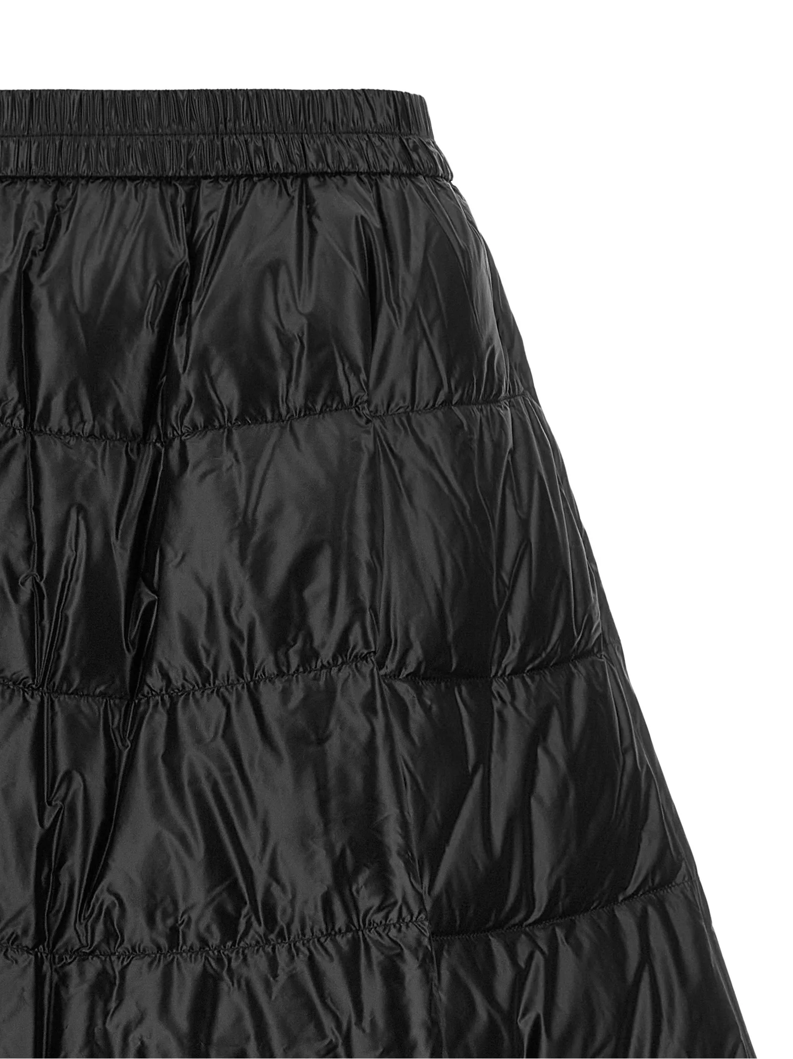 Black Polyamide Midi Skirt - Image 3