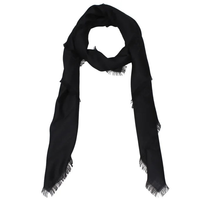 Black Cashmere Foulard