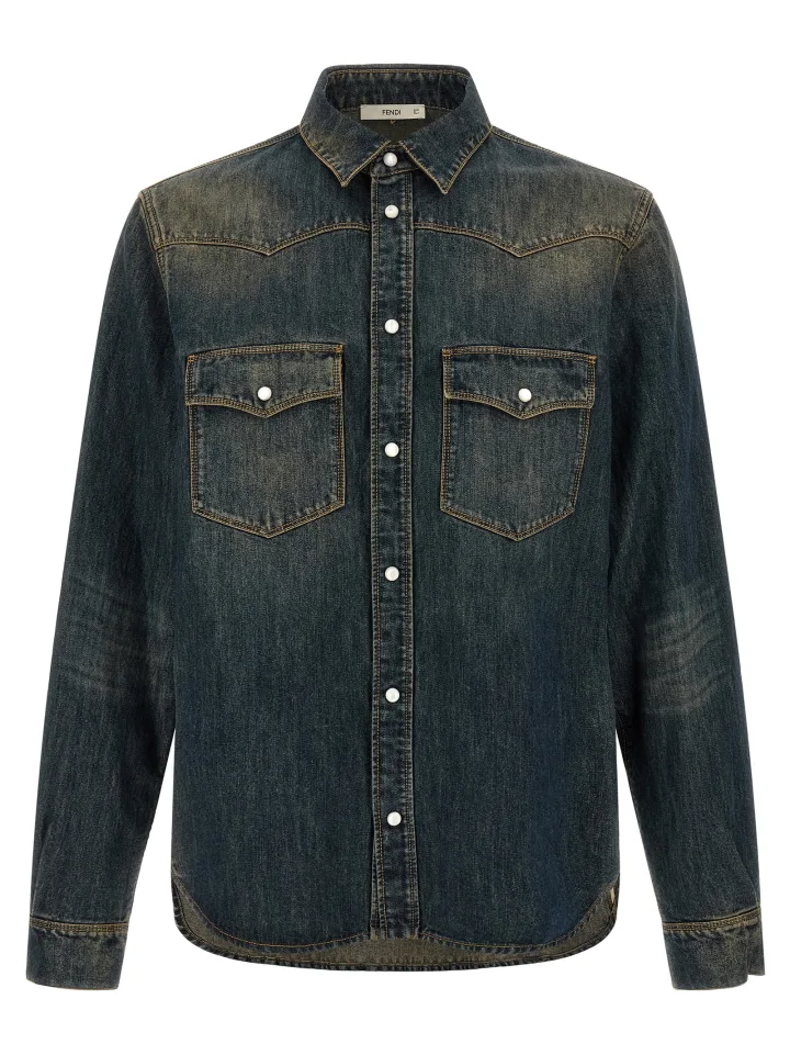 Blue Cotton Blouse