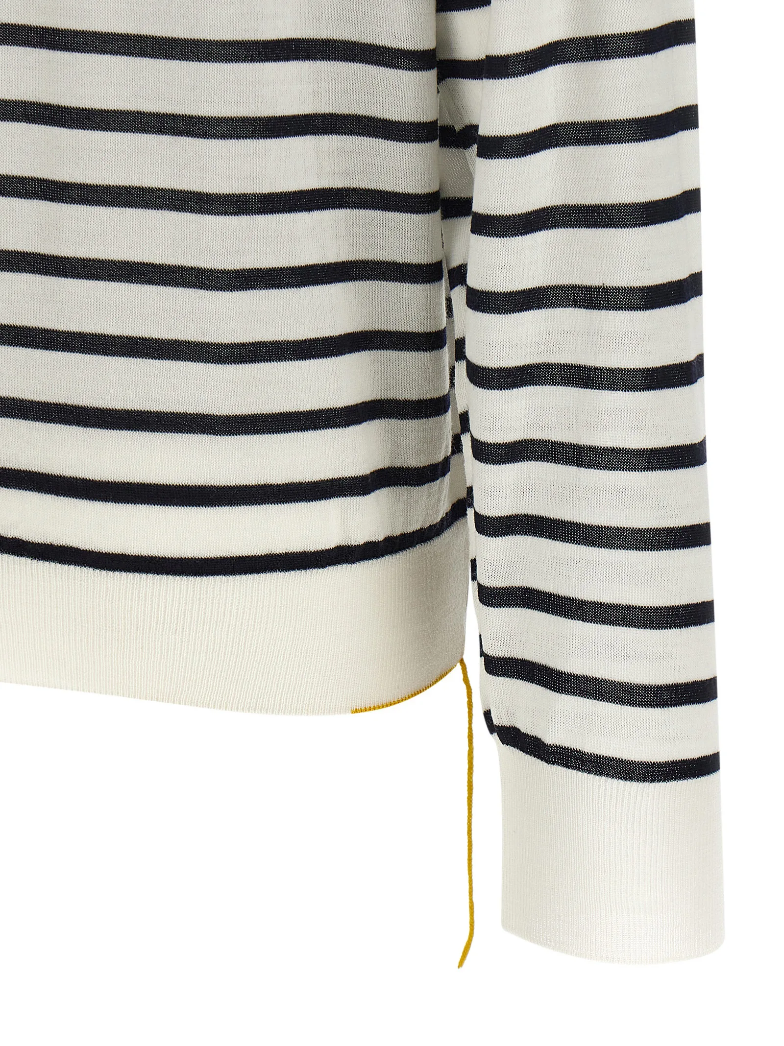 Bicolor Virgin Wool Cardigan - Image 4