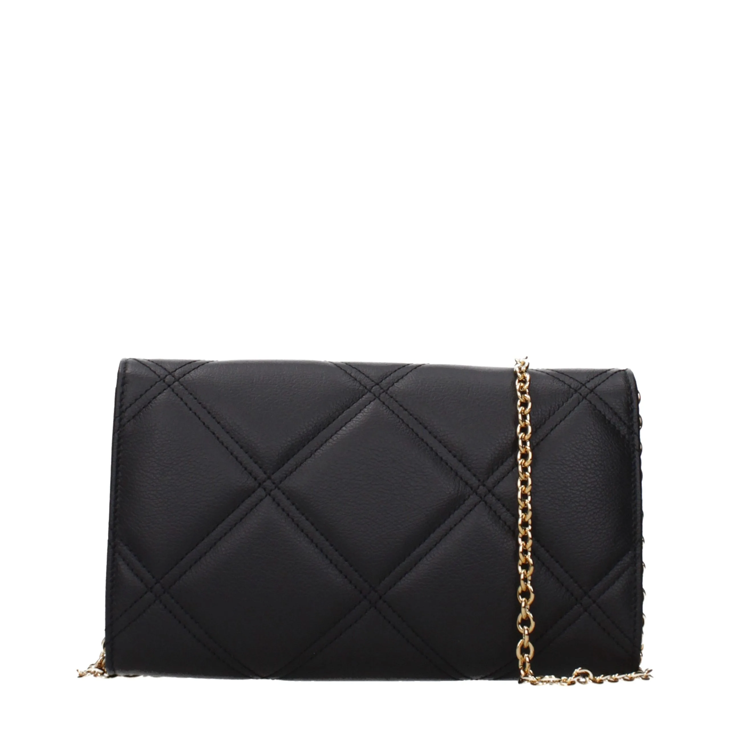 Black Leather Clutch Bag - Image 2