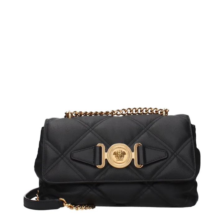 Black Leather Shoulder Bag