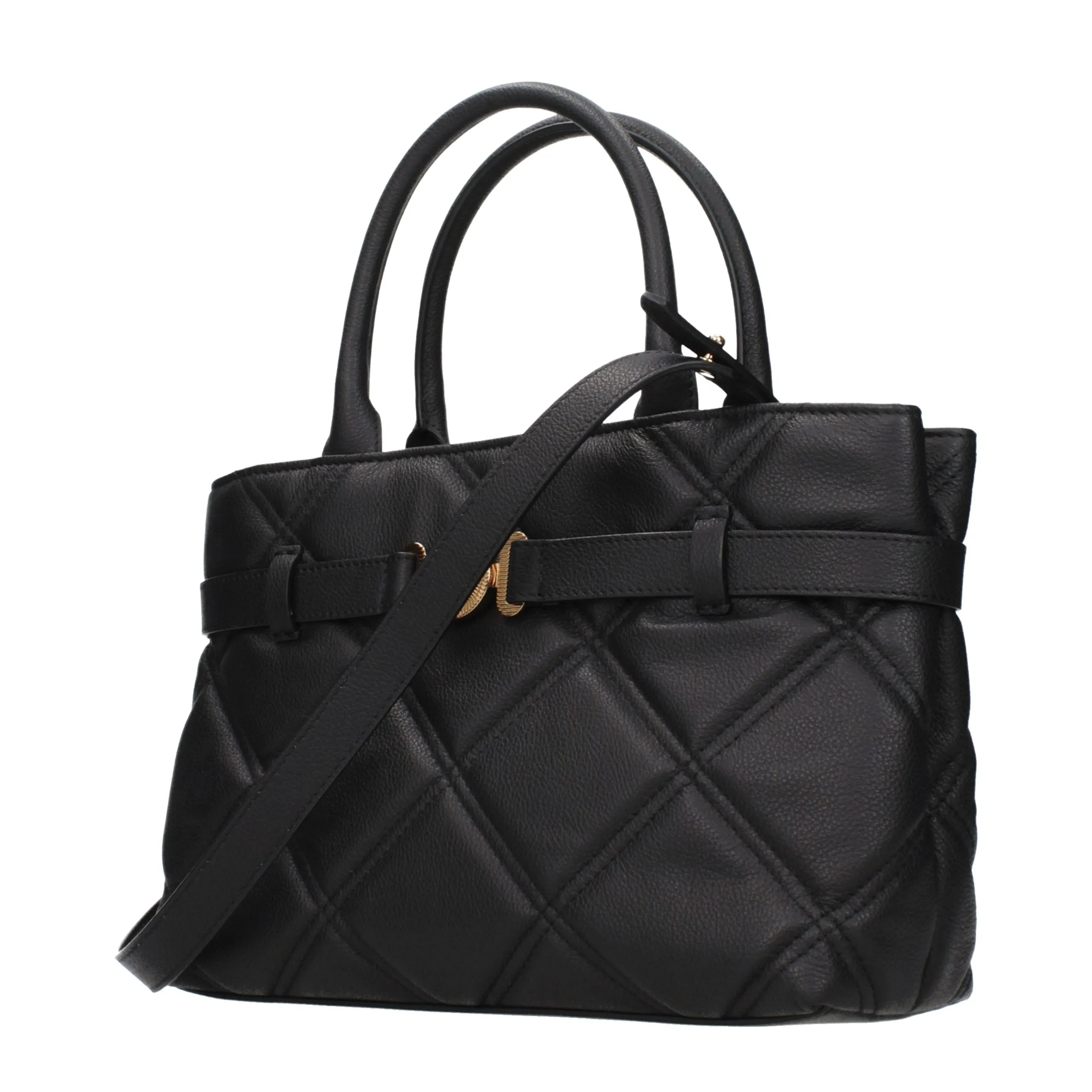 Black Leather Handbag - Image 2