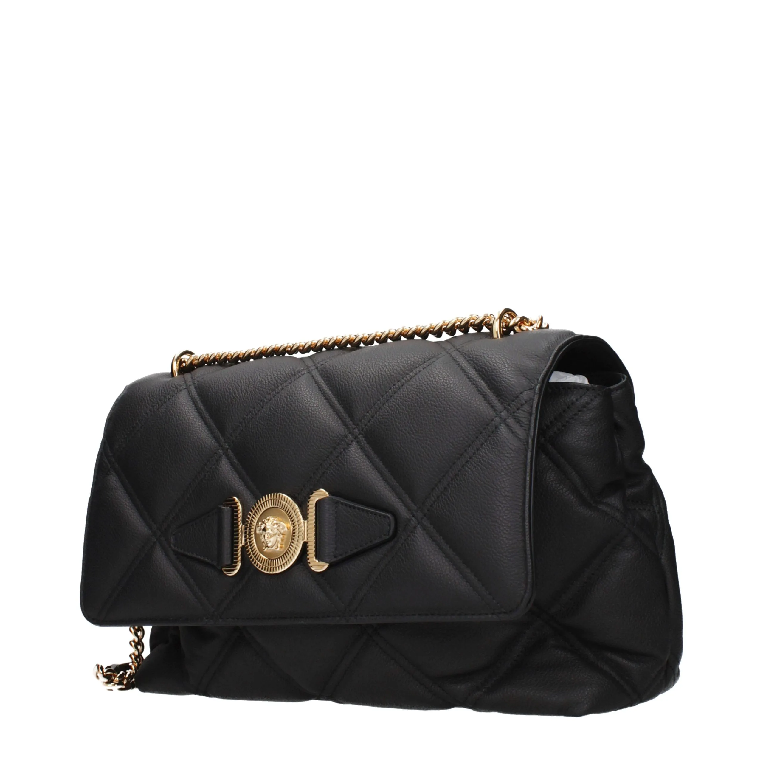 Black Leather Crossbody Bag - Image 2