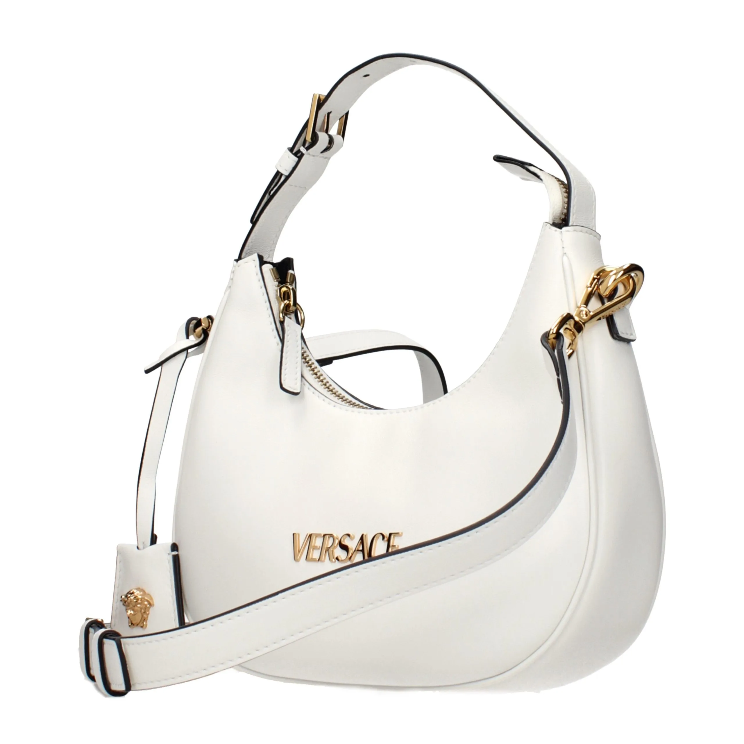 White Leather Handbag - Image 2