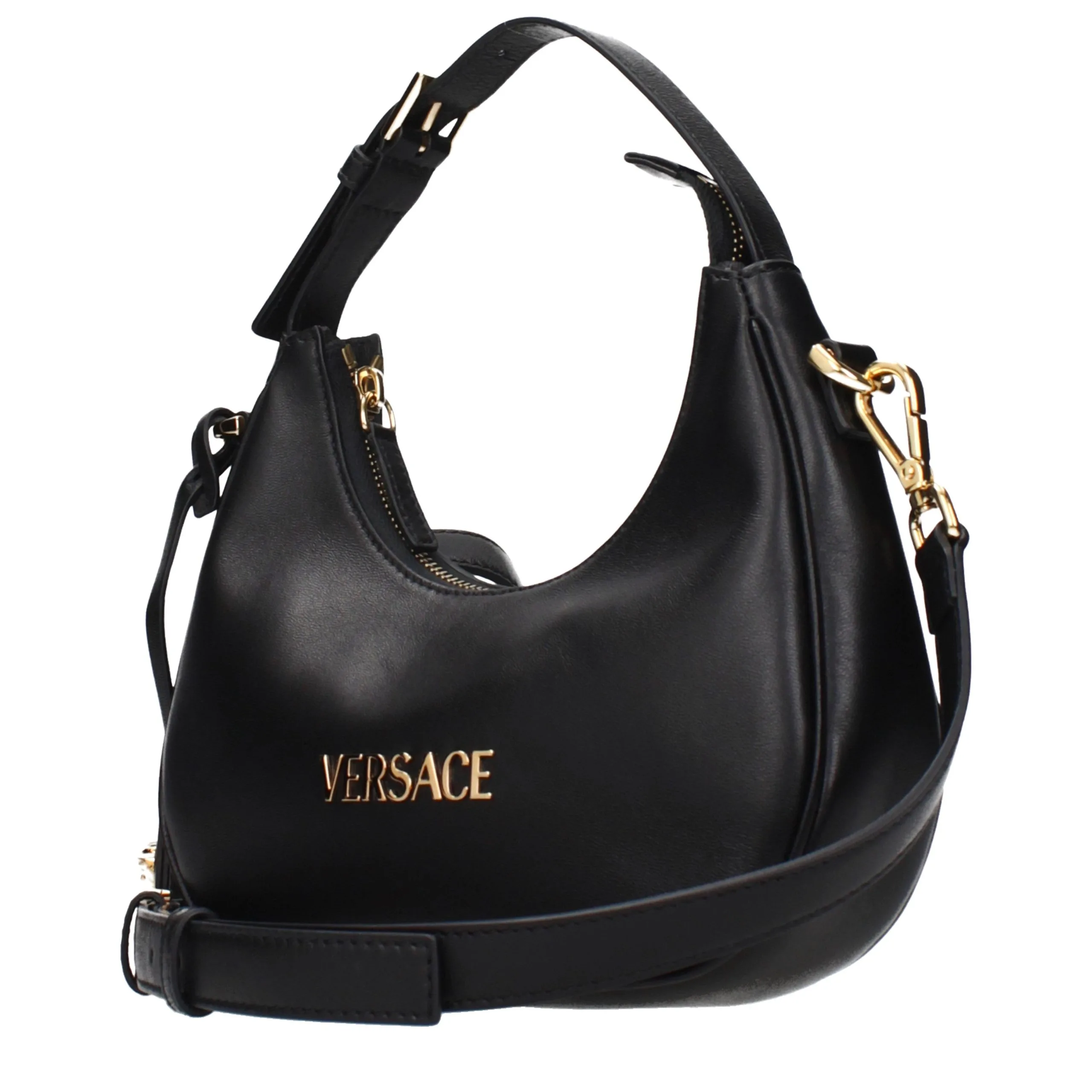 Black Leather Handbag - Image 2