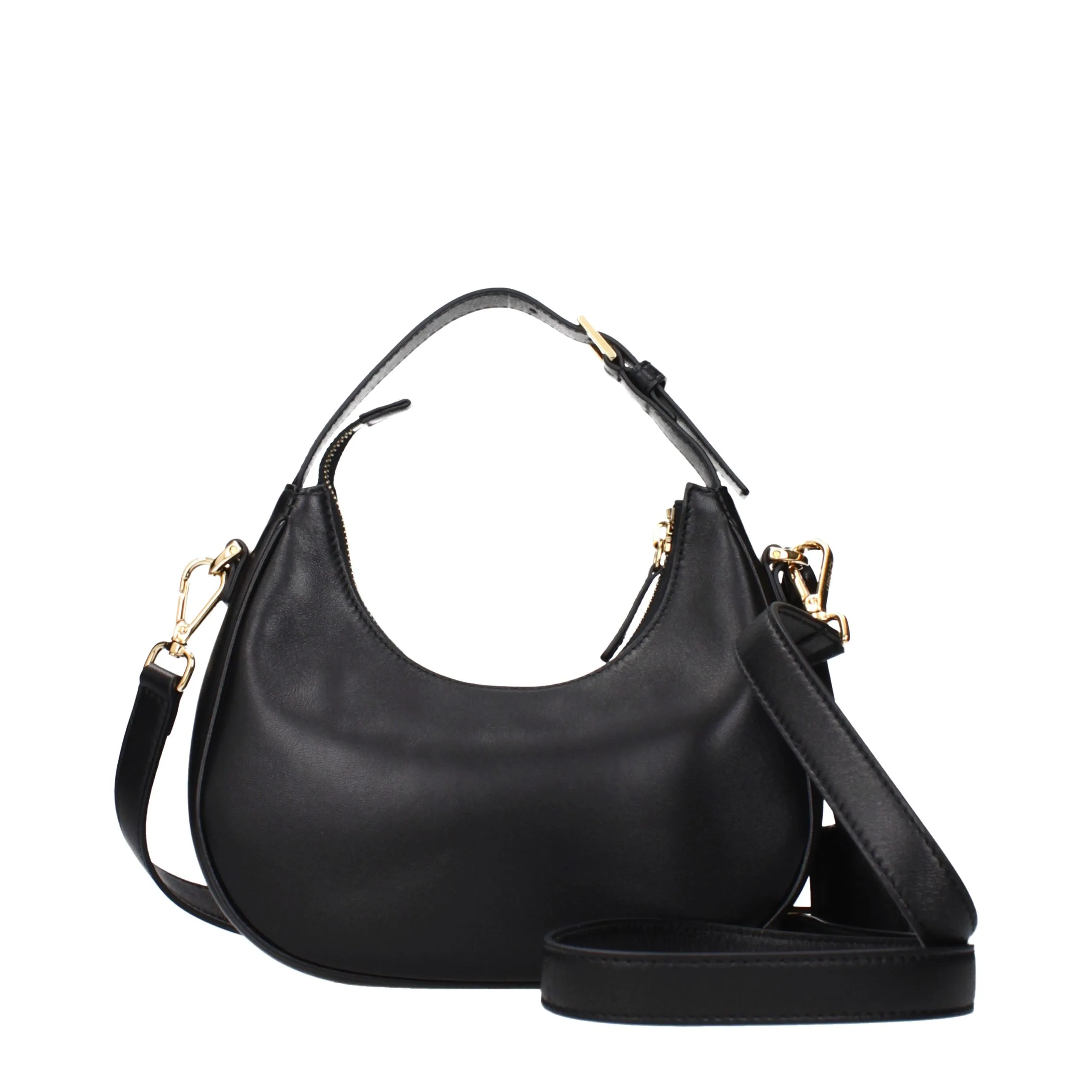 Black Leather Handbag - Image 3