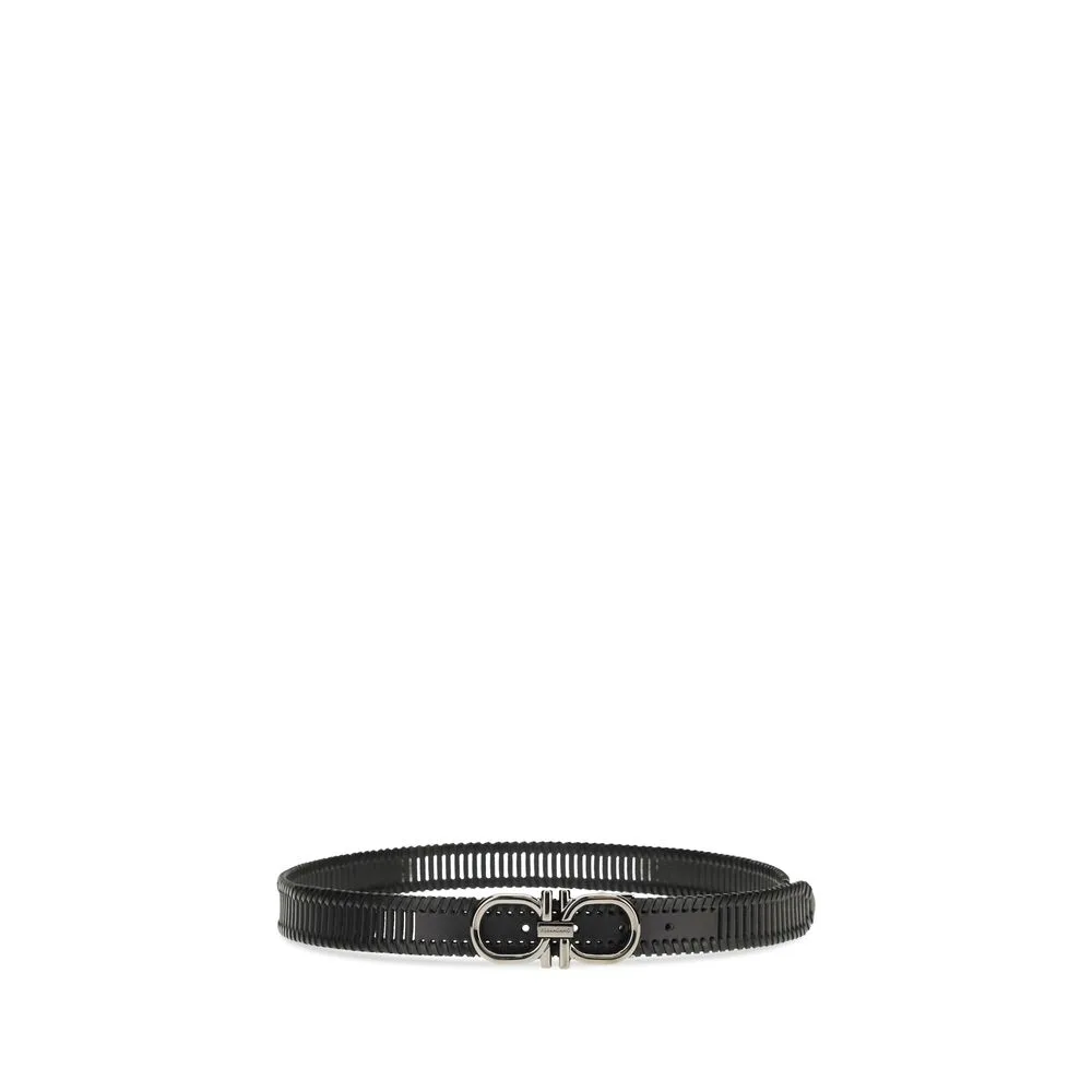 Black Calf Leather Bos Taurus Regular Belt - Image 2