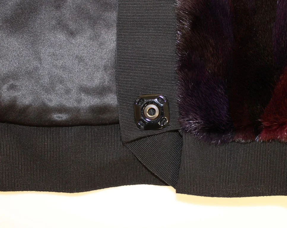 Purple MINK Fur Scarf Foulard Neck Wrap - Image 4