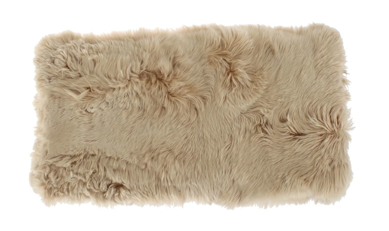 Beige Alpaca Collar Scarf - Image 5