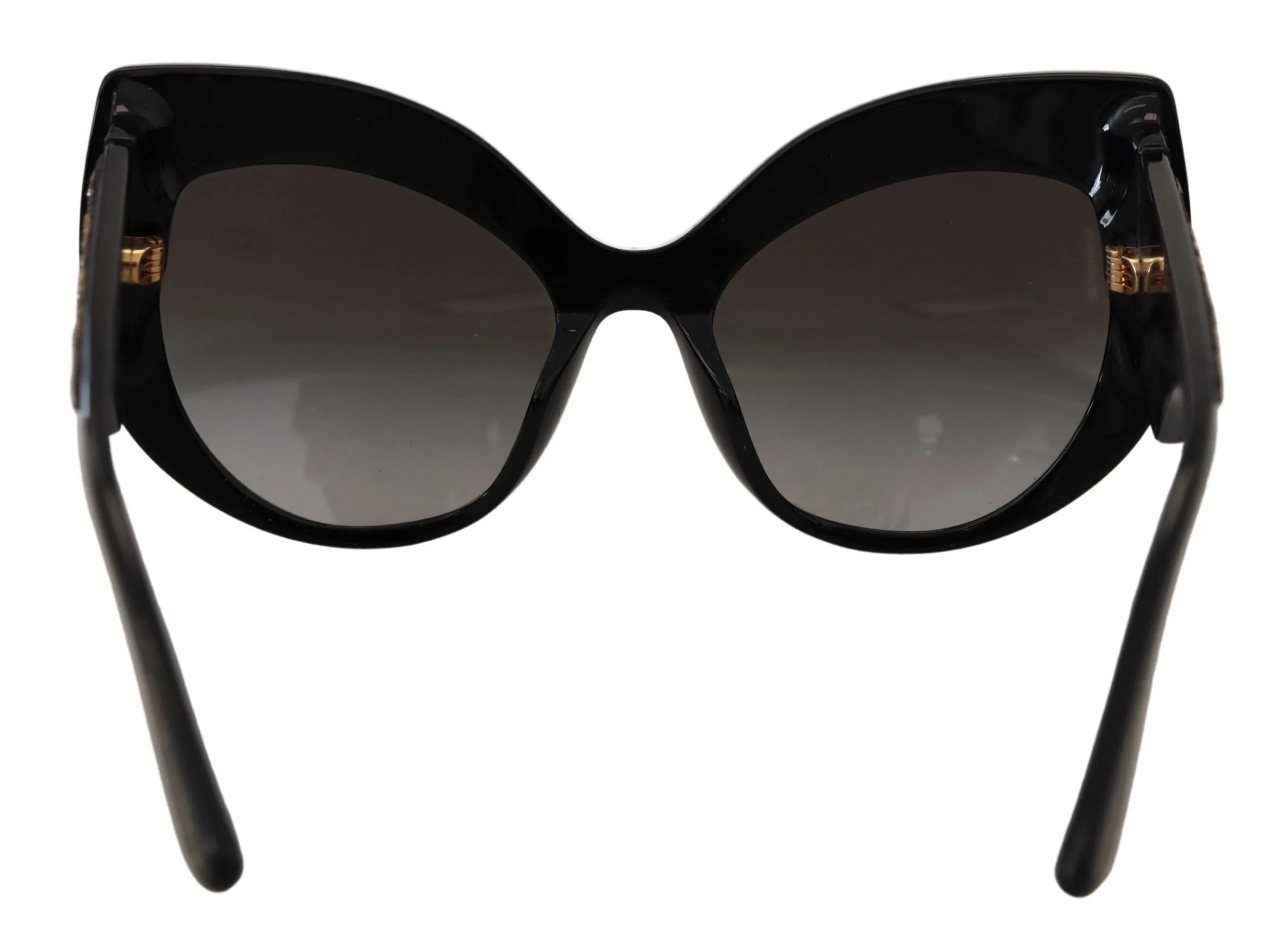 Black Gold Sequin Butterfly Polarized DG4326 Sunglasses - Image 4