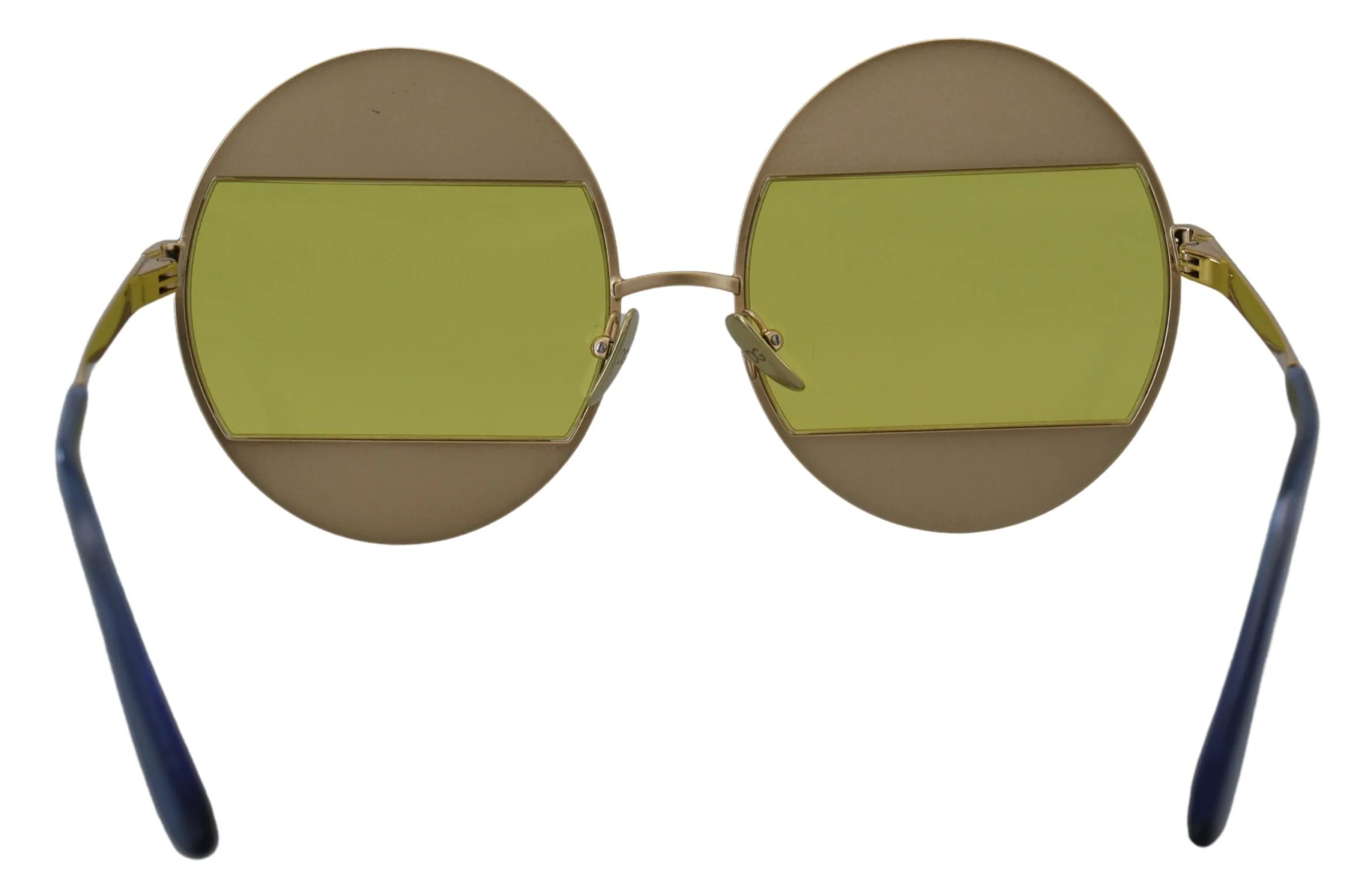 Gold Oval Metal Crystals Shades DG2209B Sunglasses - Image 5