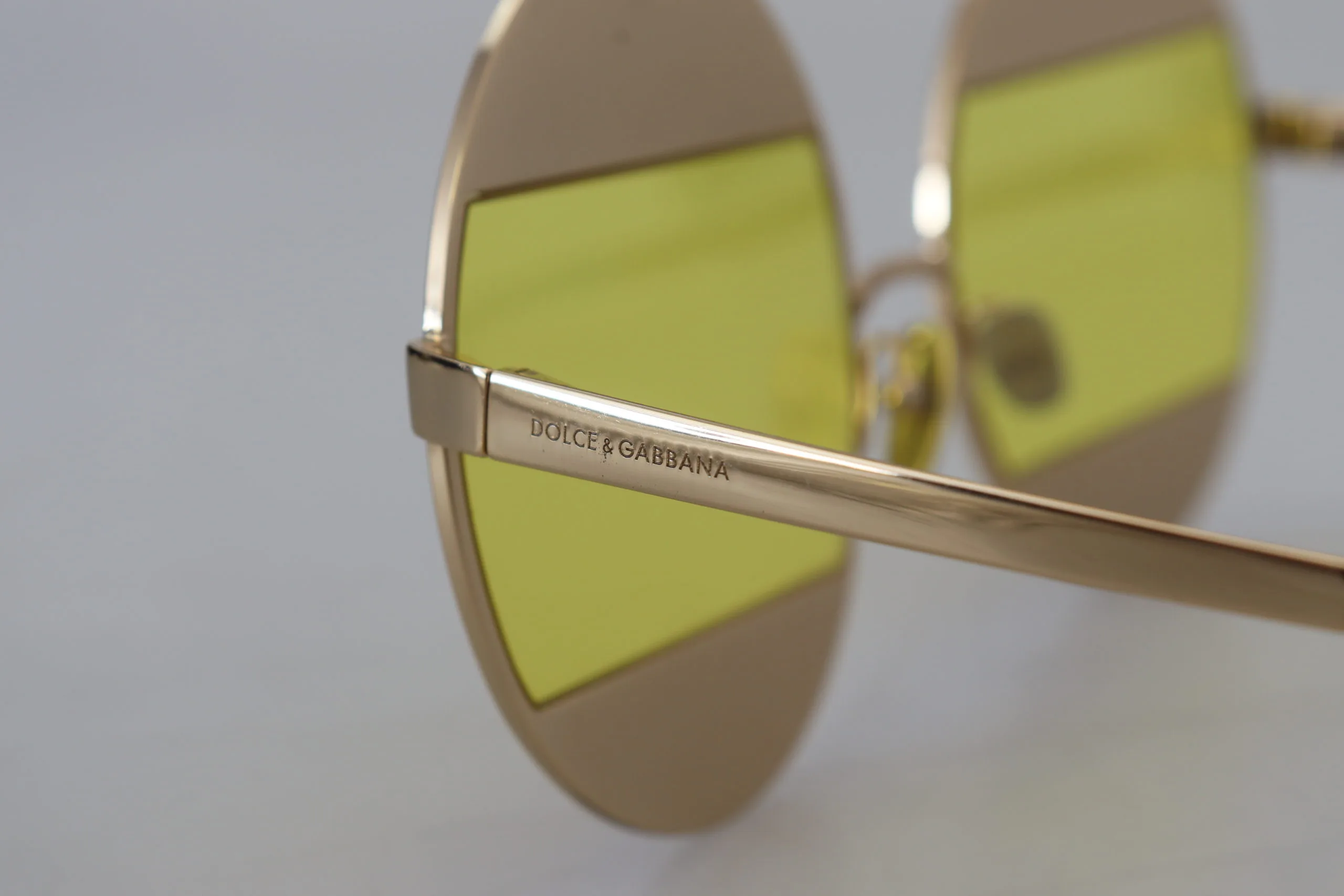 Gold Oval Metal Crystals Shades DG2209B Sunglasses - Image 6