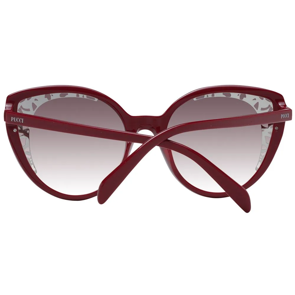 Red Plastic Sunglasses - Image 3