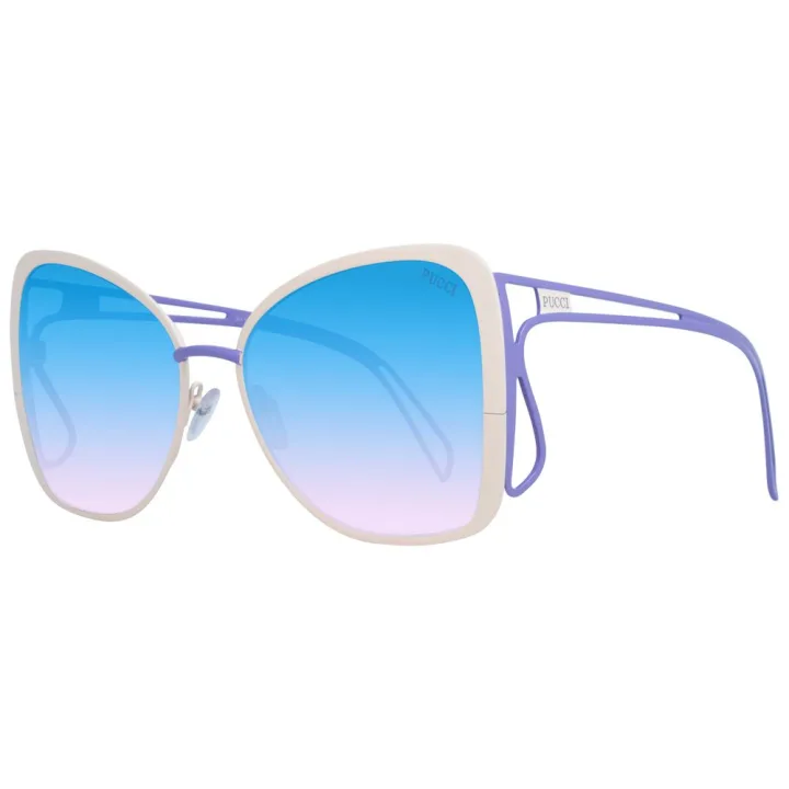 Beige Metal Sunglasses