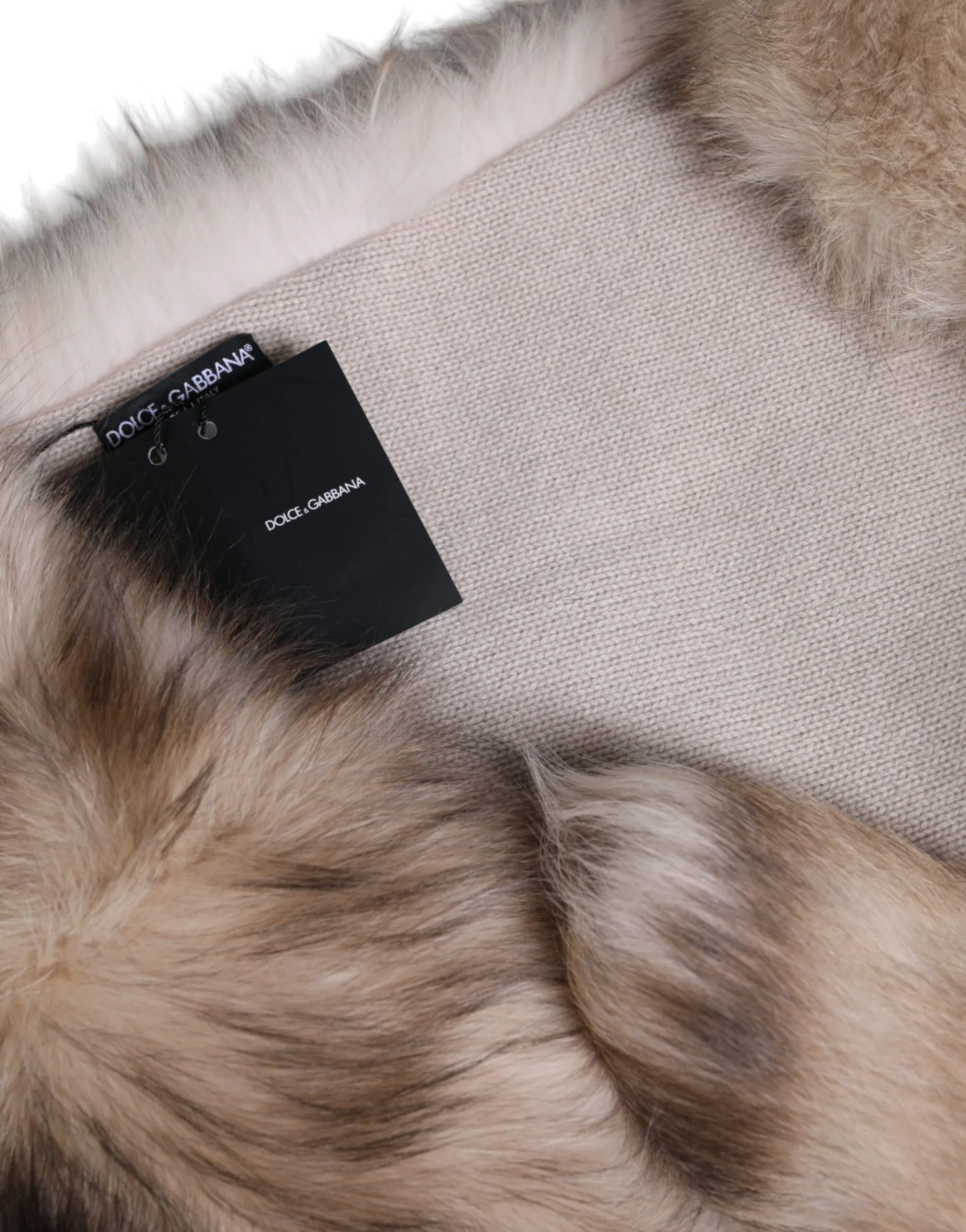 Brown Frost Fox Fur Neck Warmer Winter Scarf - Image 4
