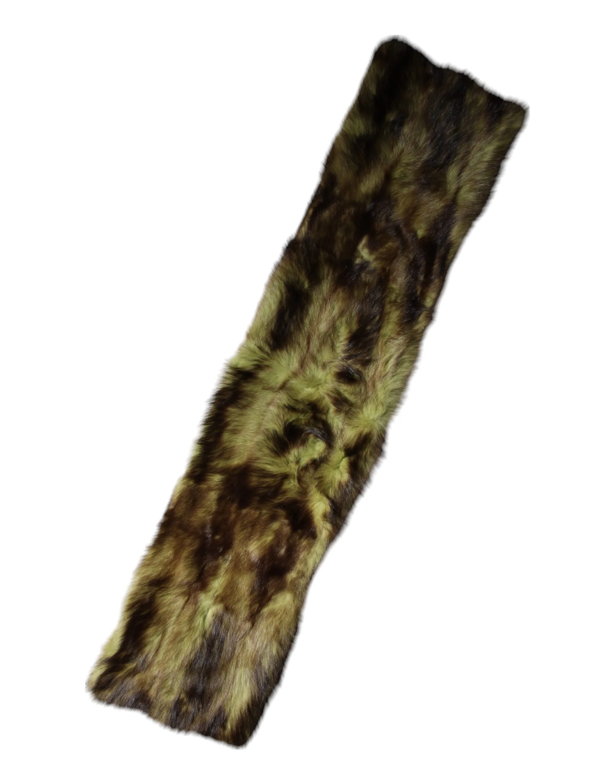 Multicolor Fur Shawl Neck Wrap Cover Collar Scarf - Image 2