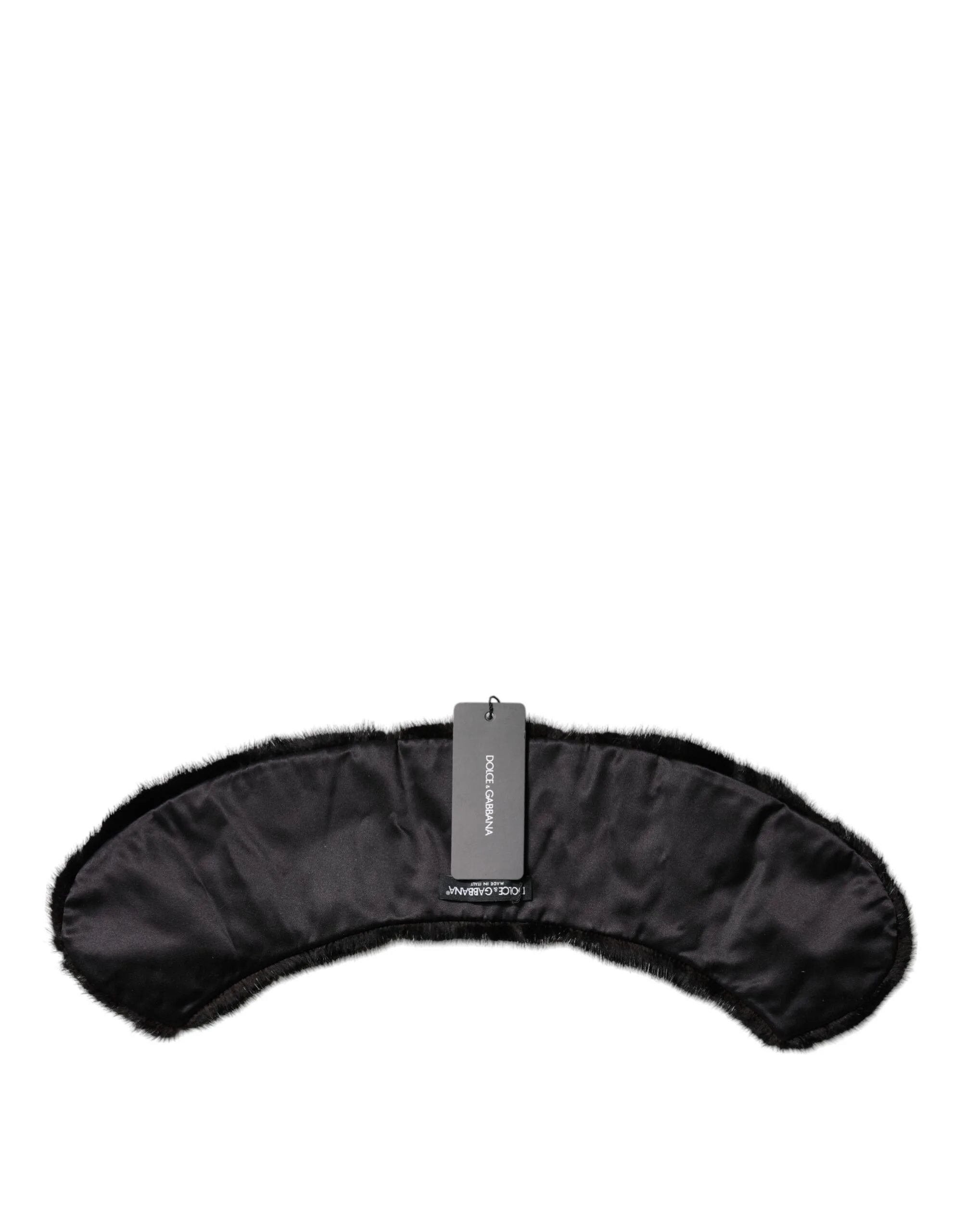 Black Fur Shawl Neck Wrap Cover Collar Scarf - Image 3