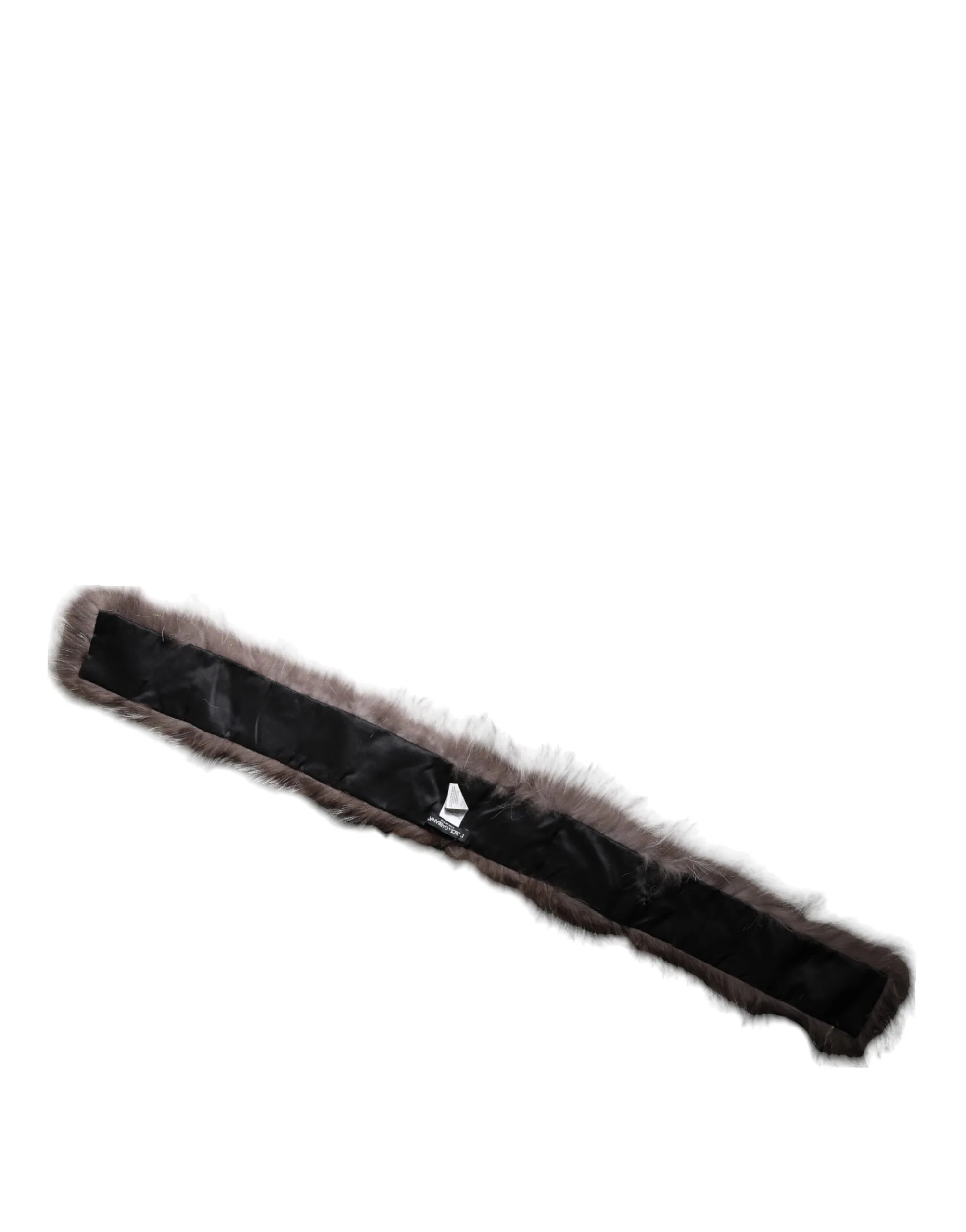 Gray Fox Fur Neck Wrap Warmer Winter Scarf - Image 5