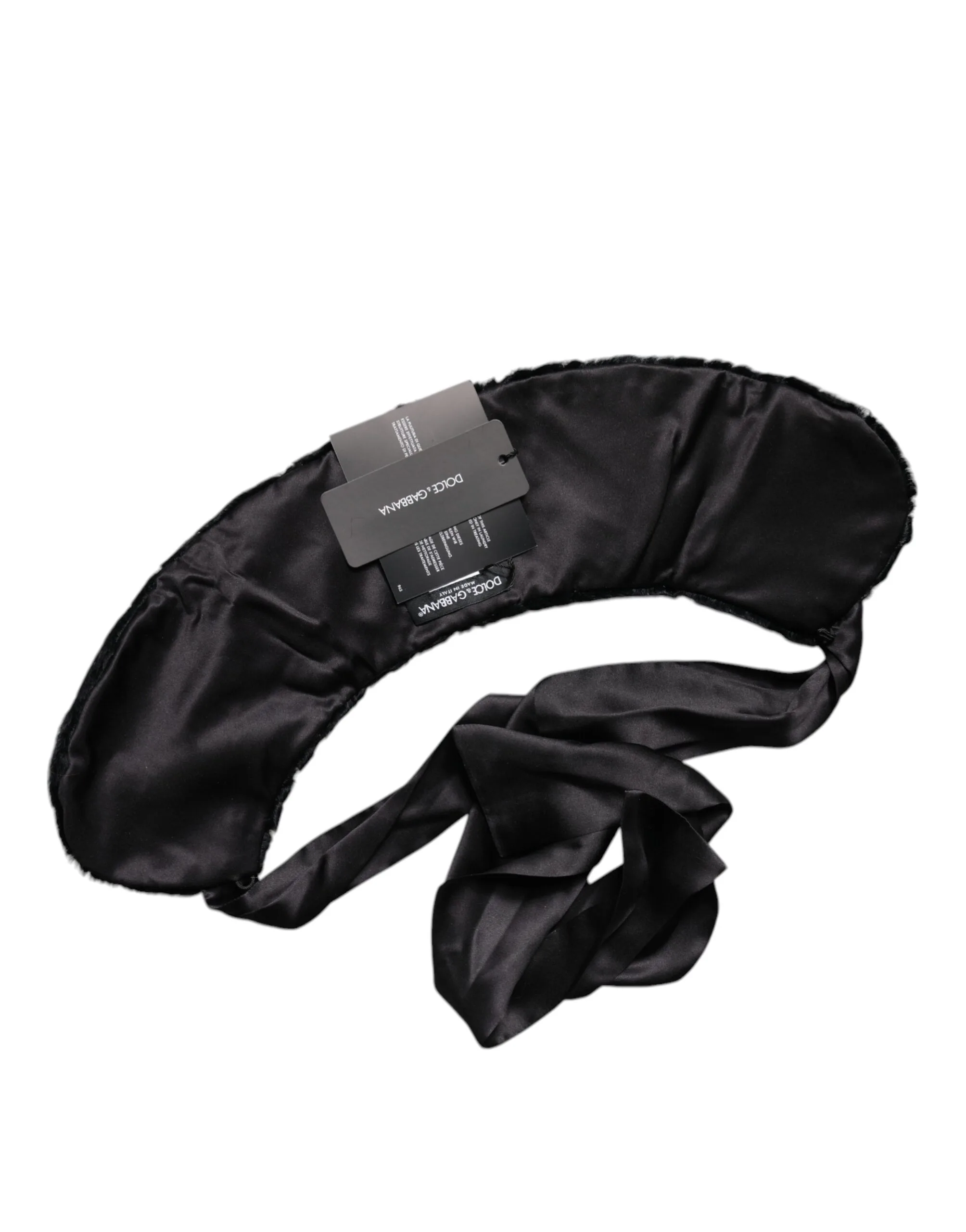 Black Lamb Fur Women Neck Warmer Winter Scarf - Image 5