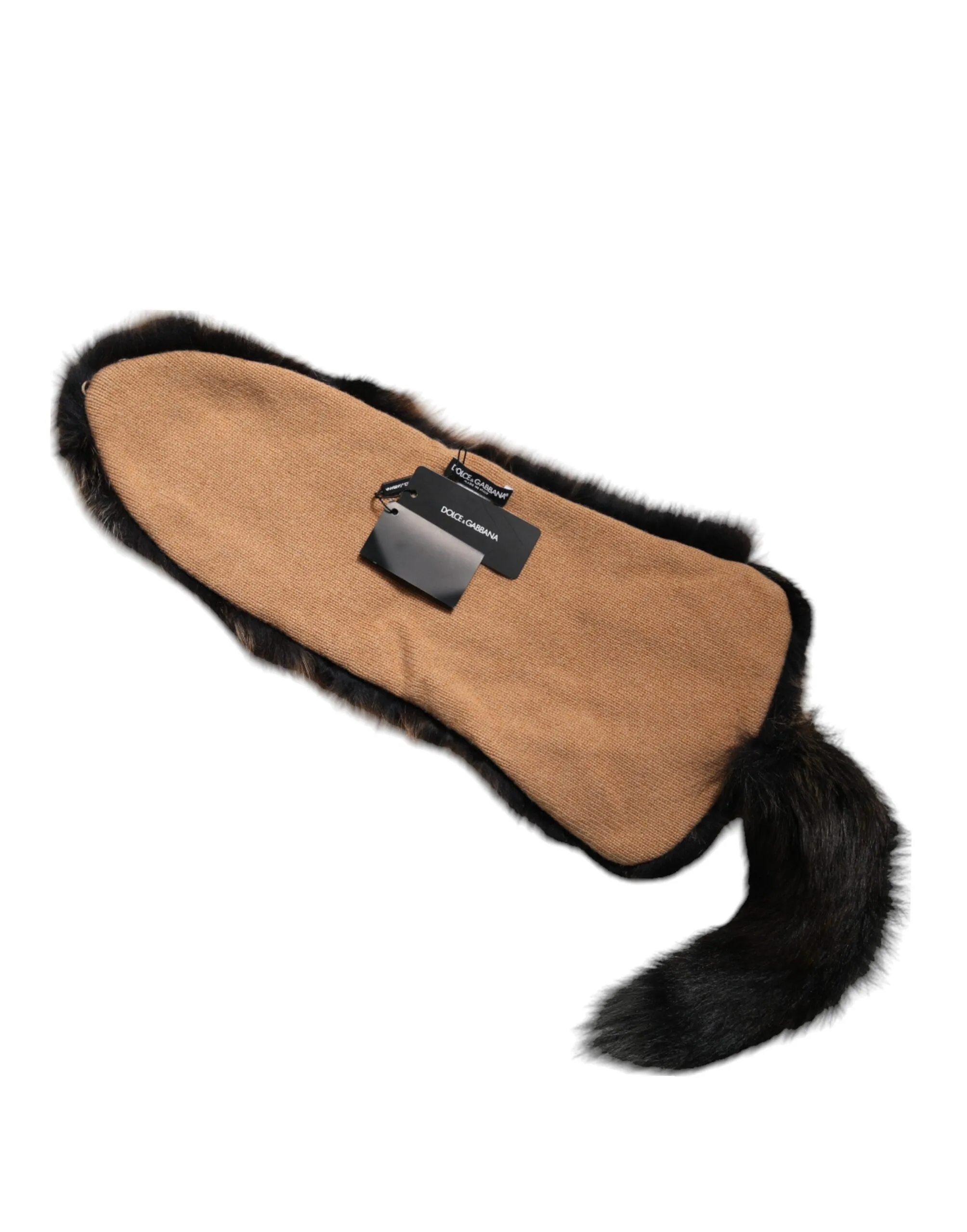 Brown Red Fox Fur Neck Warmer Winter Scarf - Image 5