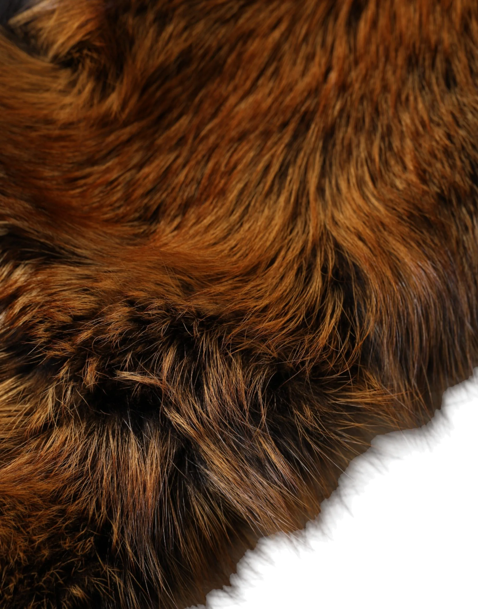 Brown Red Fox Fur Neck Warmer Winter Scarf - Image 6