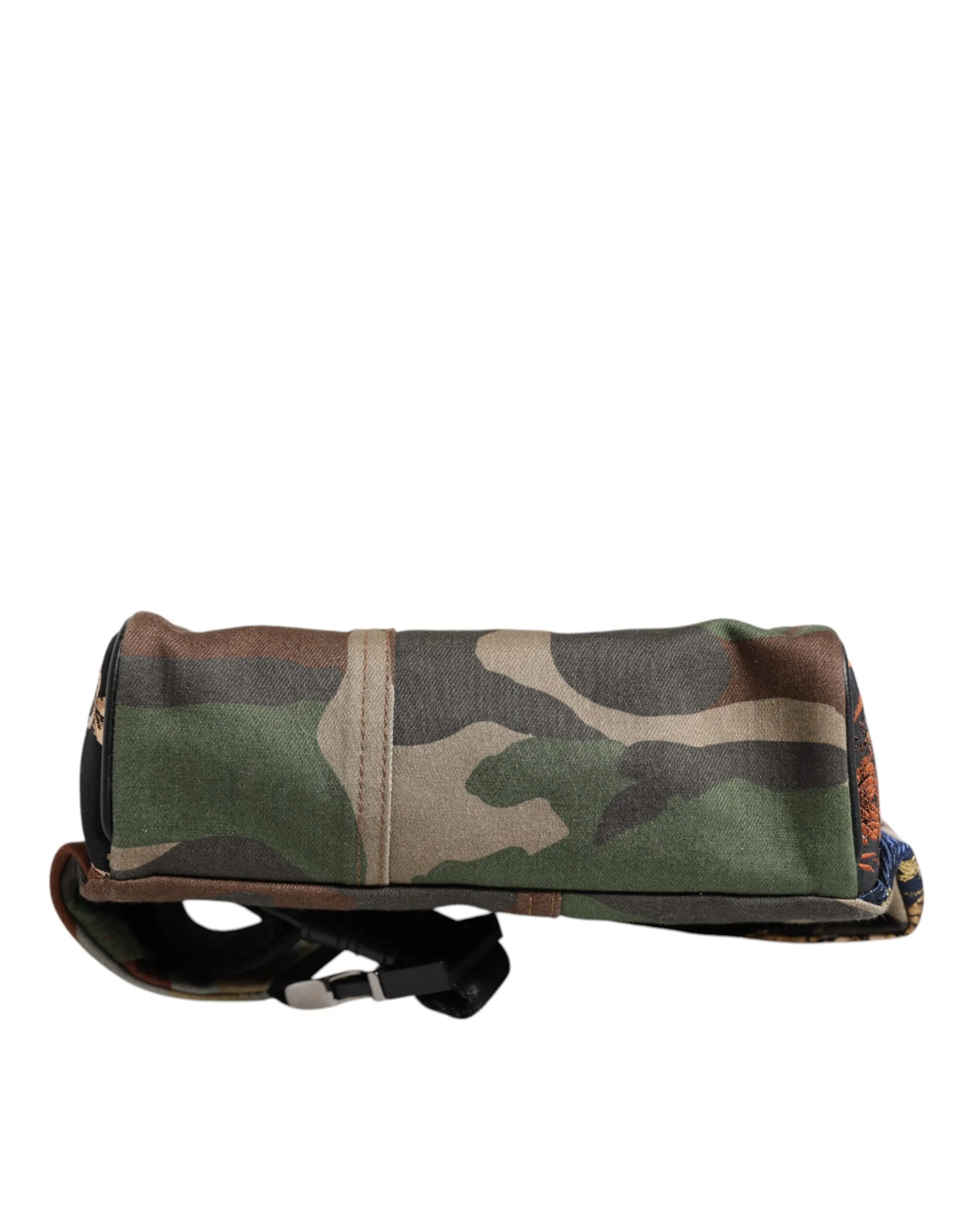 Multicolor Camouflage Patchwork Logo Waist Fanny Pack Bag - Image 3