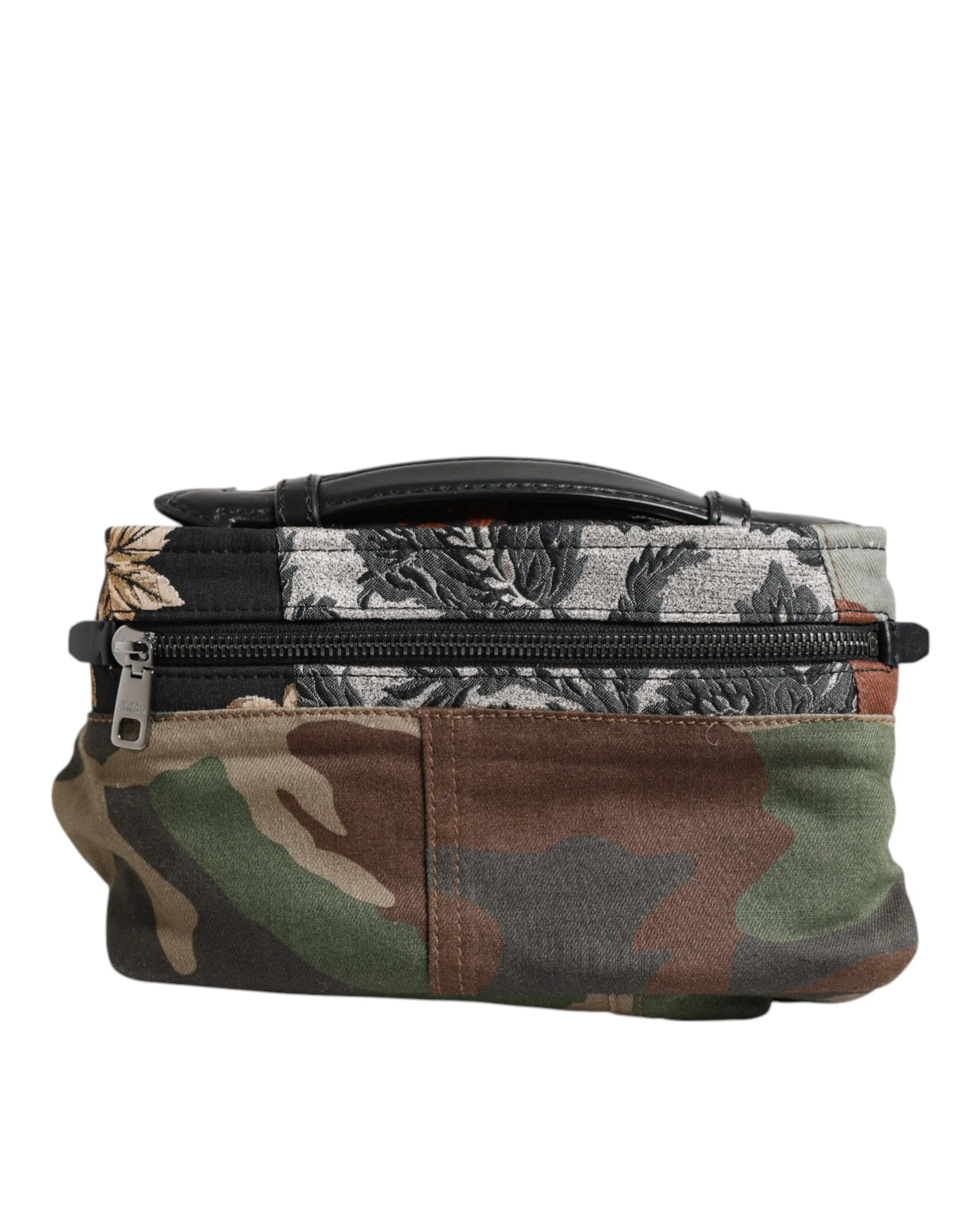 Multicolor Camouflage Patchwork Logo Waist Fanny Pack Bag - Image 4
