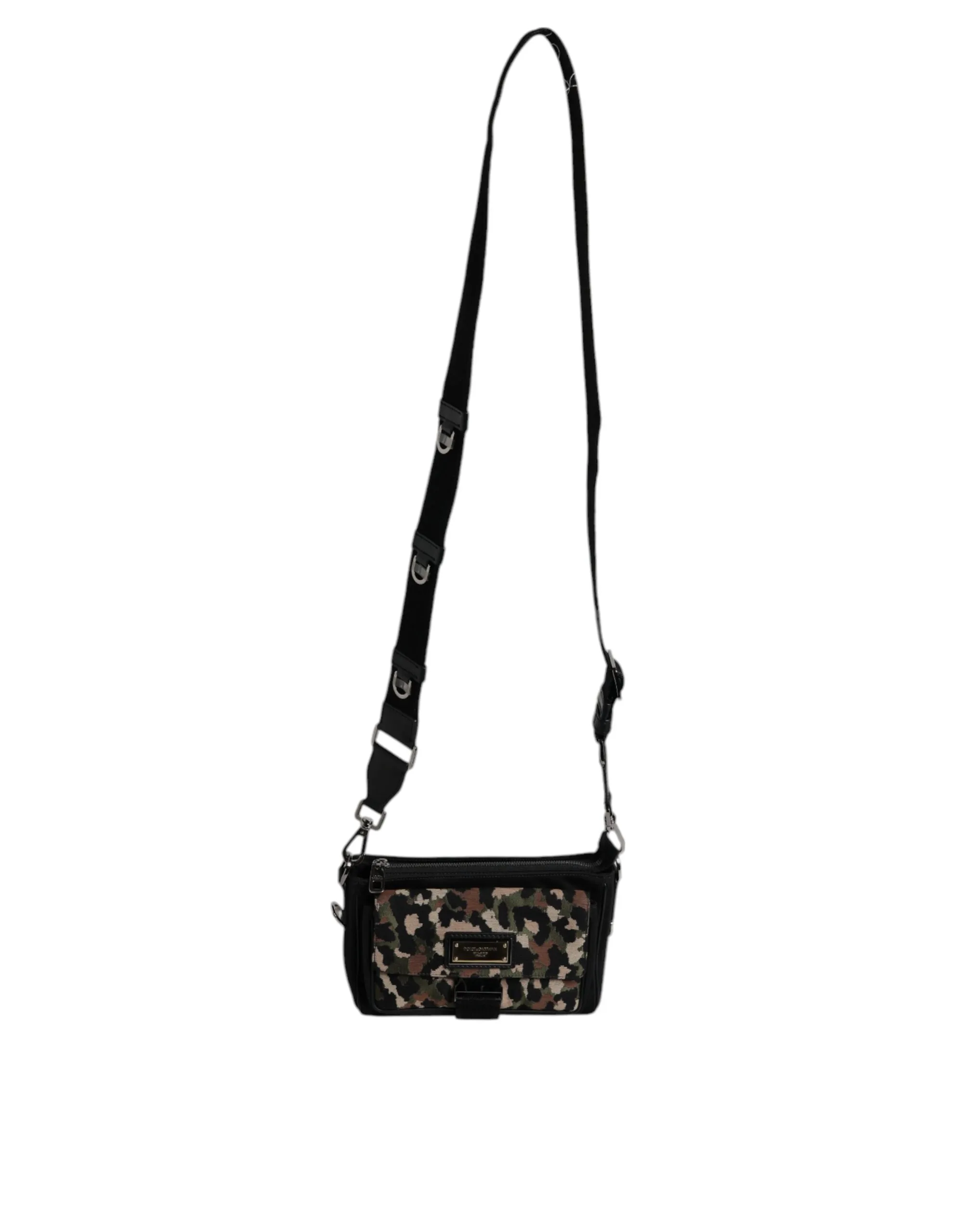 Multicolor Leopard Jacquard Crossbody Bag - Image 7