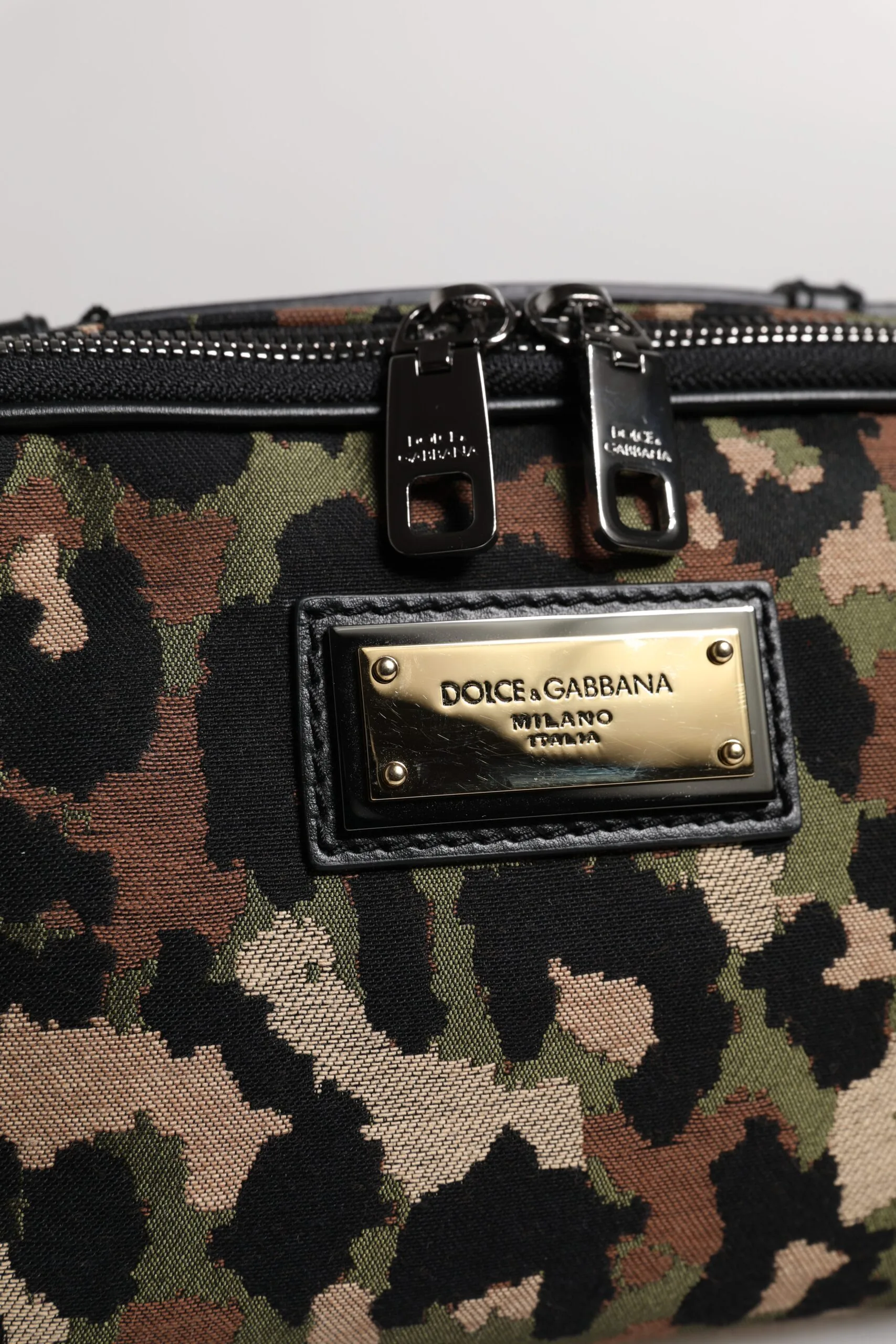 Multicolor Leopard DG Logo Belt Waist Fanny Pack Bag - Image 5