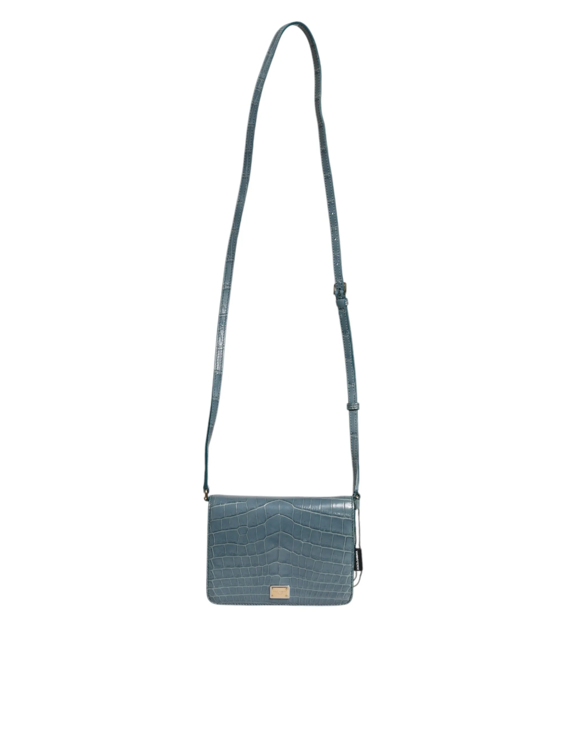 Green Exotic Leather DG Plaque Crossbody Mini Bag - Image 2