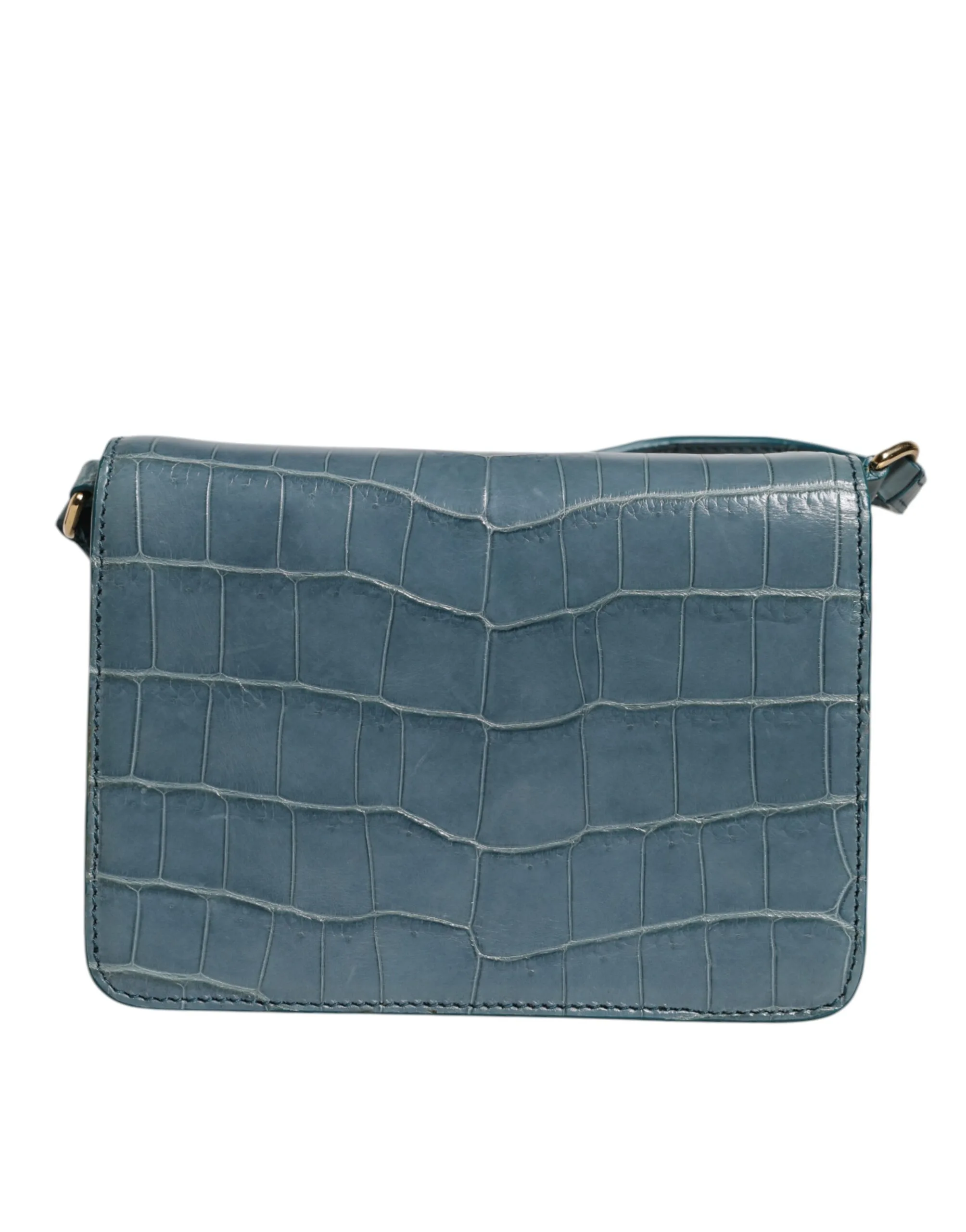 Green Exotic Leather DG Plaque Crossbody Mini Bag - Image 4