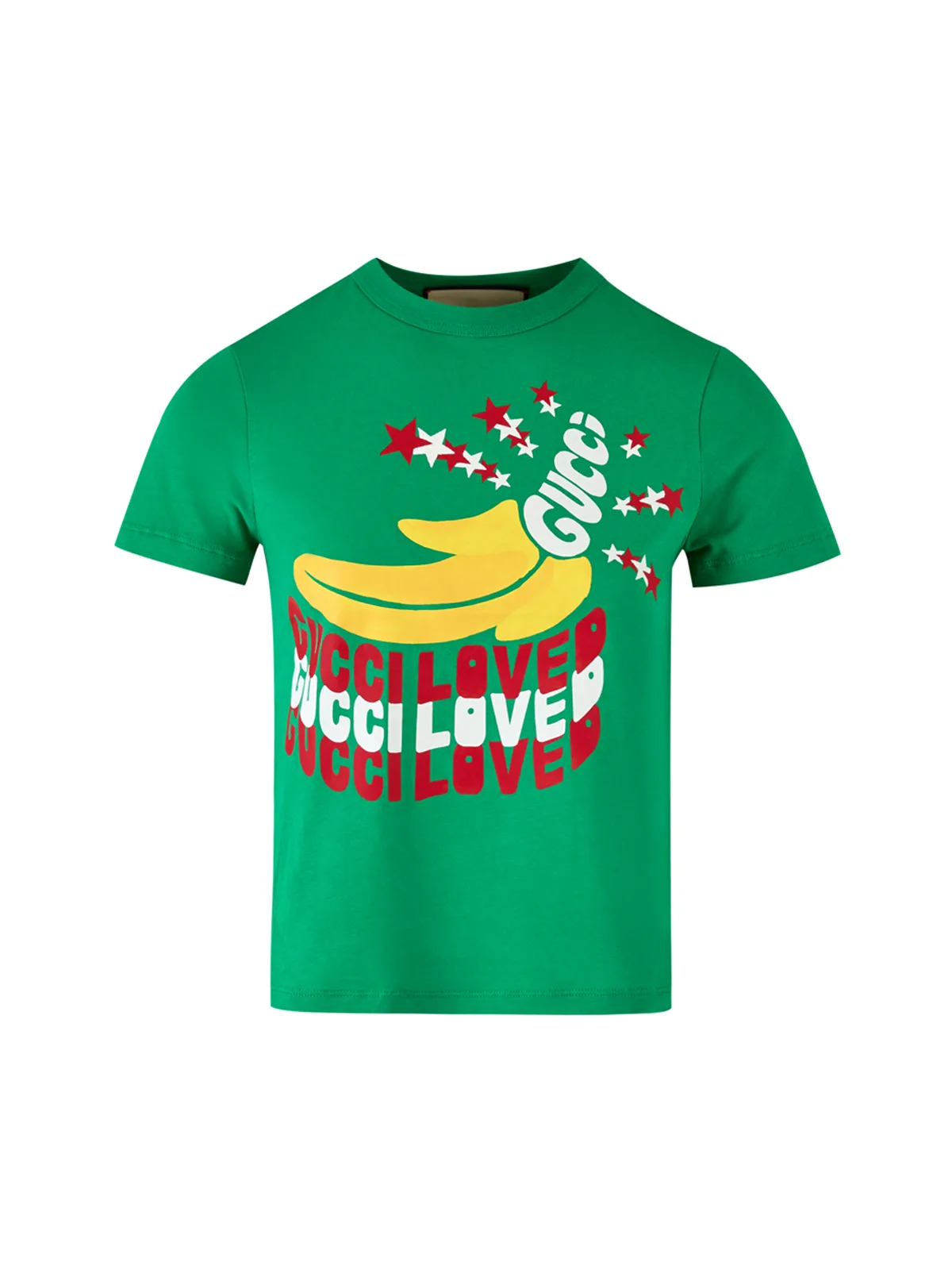 Green Cotton Logo T - Shirt