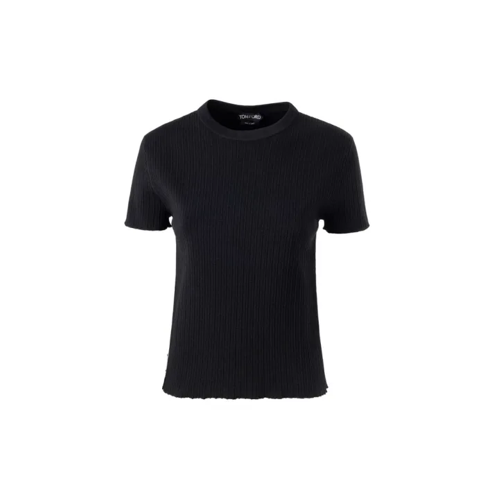 Black Silk T-Shirt