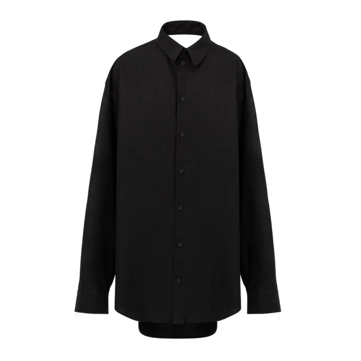 Black Cotton Long Dress