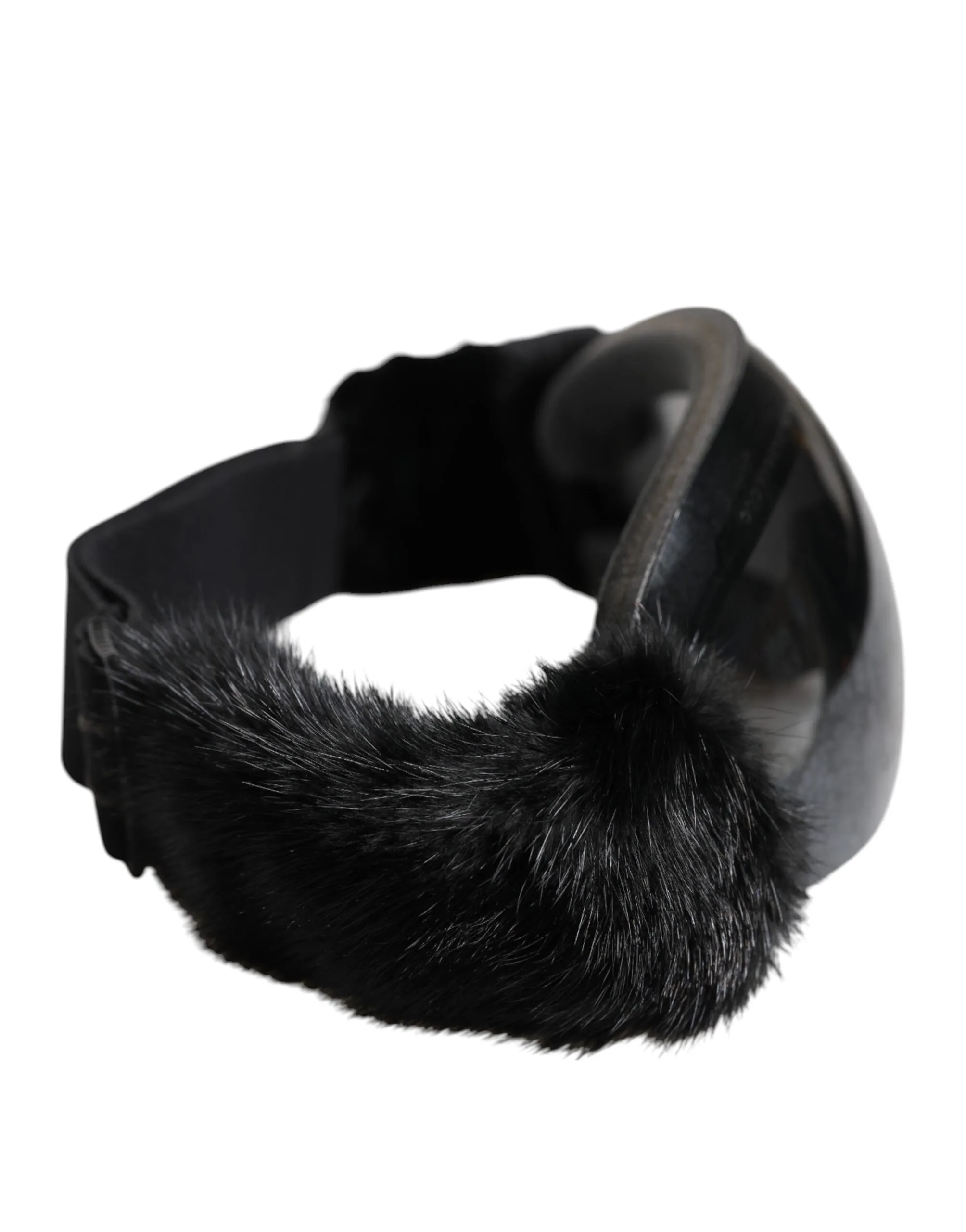 Black Bi0759 Lace Mirrored Ski Goggles Mask Sunglasses - Image 4